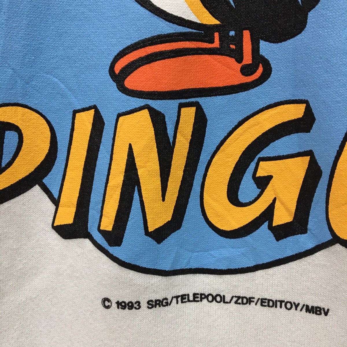 Cartoon Network × Fruit Of The Loom Pingu Cartoon Vintage Hoodie Size US M / EU 48-50 / 2 - 7 Thumbnail