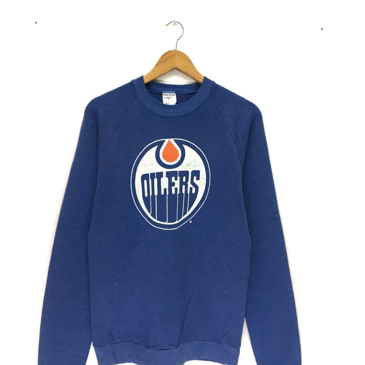 NHL × Vintage Vintage Edmonton Oilers NHL Crewneck Sweatshirt Size US S / EU 44-46 / 1 - 3 Thumbnail