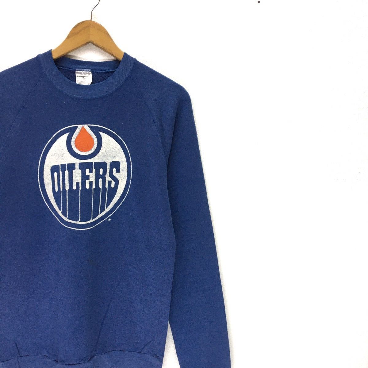 NHL × Vintage Vintage Edmonton Oilers NHL Crewneck Sweatshirt Size US S / EU 44-46 / 1 - 4 Thumbnail