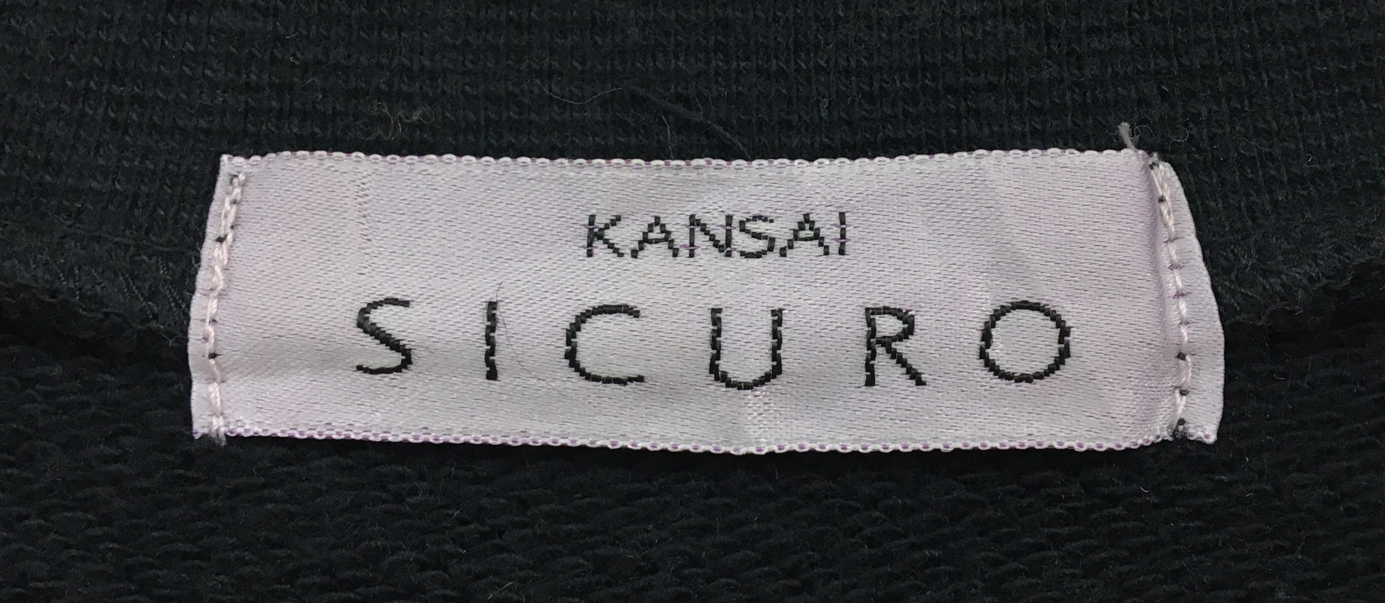 Designer × Japanese Brand × Kansai Yamamoto KANSAI YAMAMOTO Sicuro Crewneck Long Sleeve Tee Size US M / EU 48-50 / 2 - 6 Thumbnail