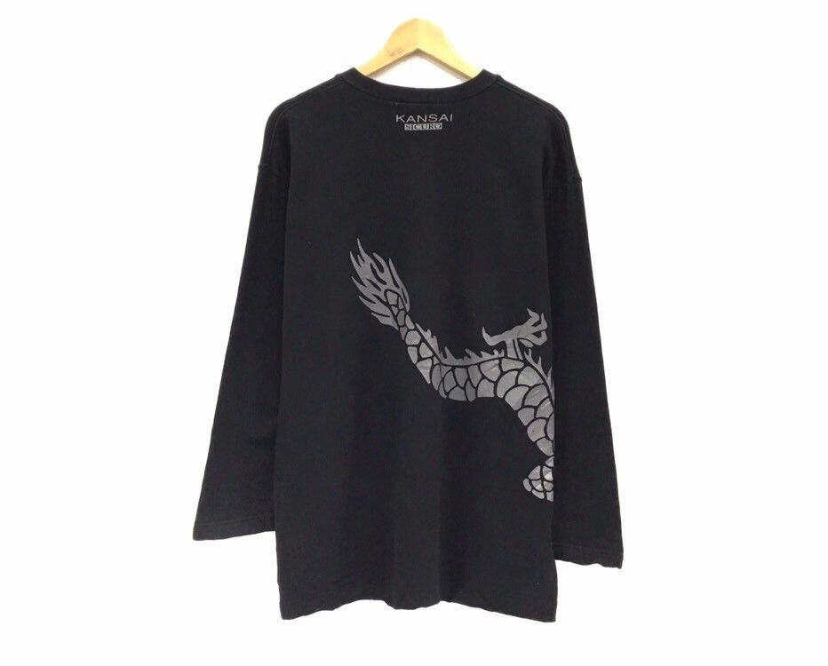 Designer × Japanese Brand × Kansai Yamamoto KANSAI YAMAMOTO Sicuro Crewneck Long Sleeve Tee Size US M / EU 48-50 / 2 - 2 Thumbnail