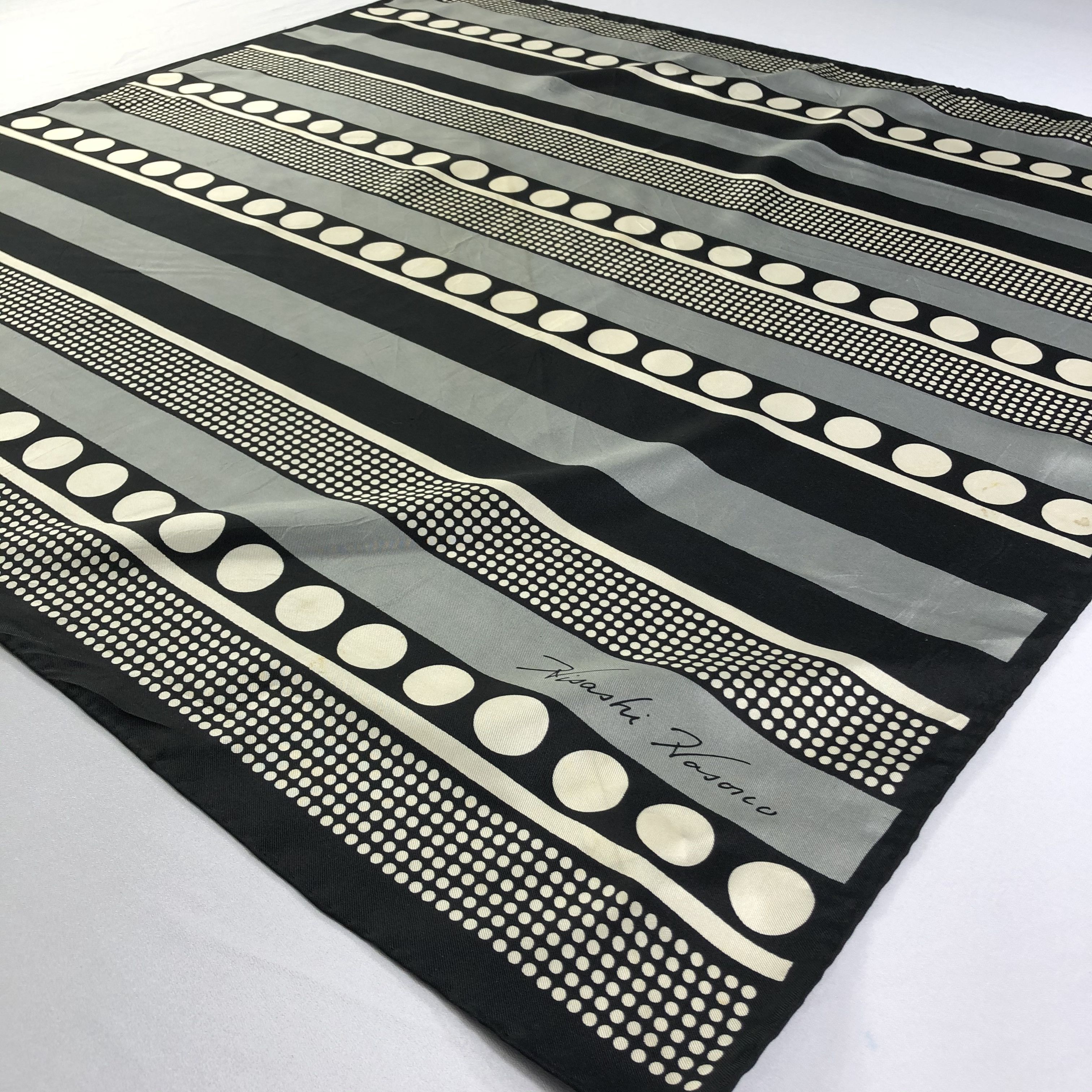 Vintage Hisashi Hosono Silk Scarf