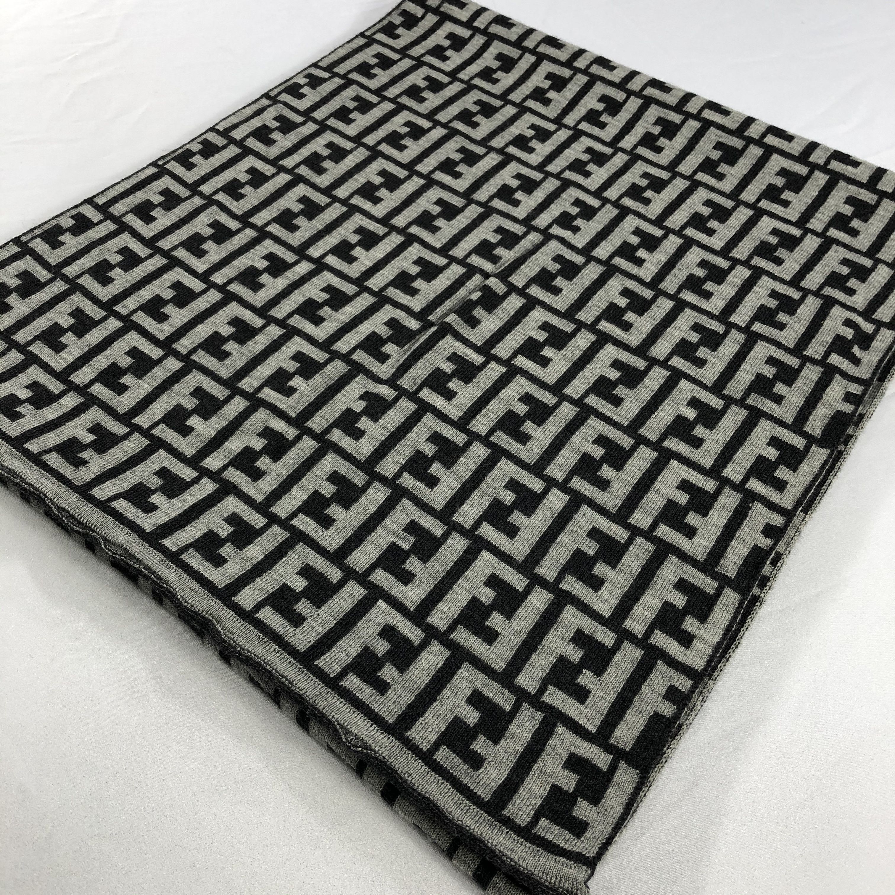 Vintage Vintage Fendi Monogram Scarf Muffler Size ONE SIZE - 3 Thumbnail