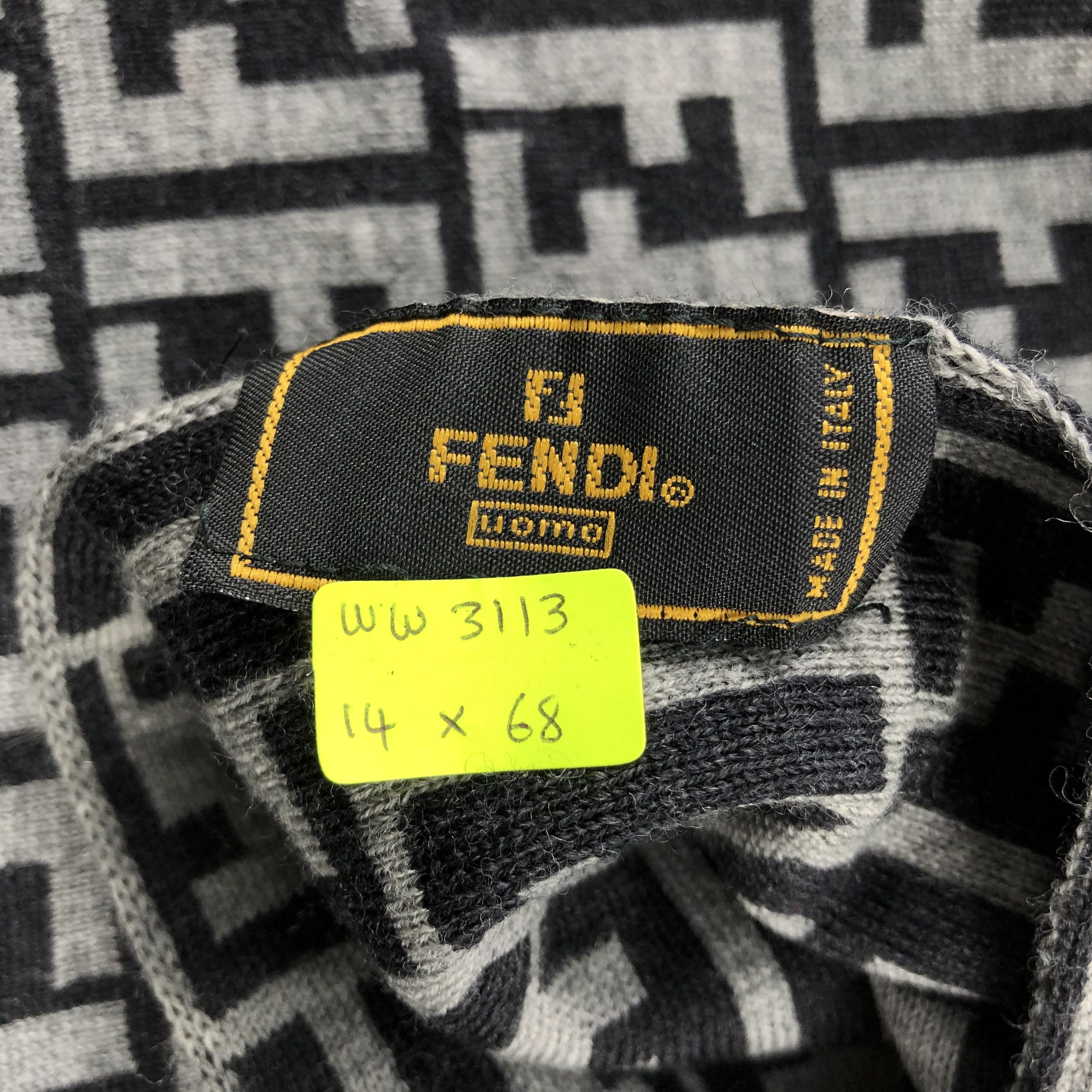 Vintage Vintage Fendi Monogram Scarf Muffler Size ONE SIZE - 5 Thumbnail