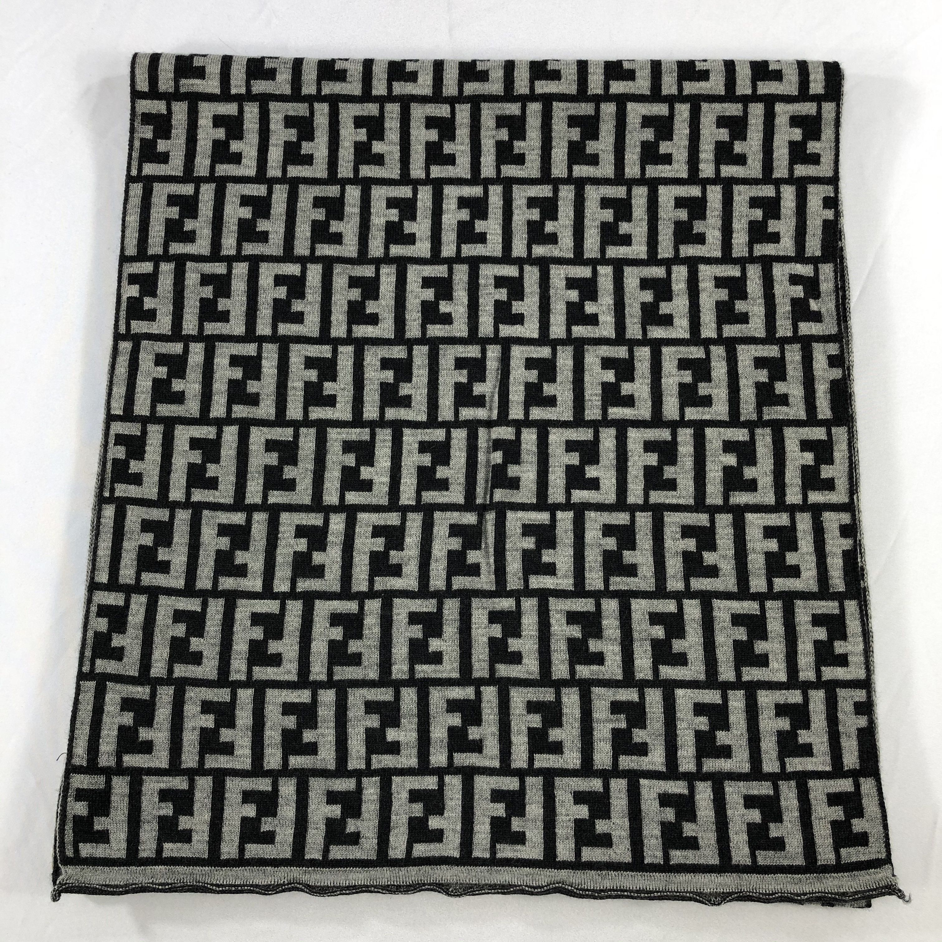 Vintage Vintage Fendi Monogram Scarf Muffler Size ONE SIZE - 2 Thumbnail