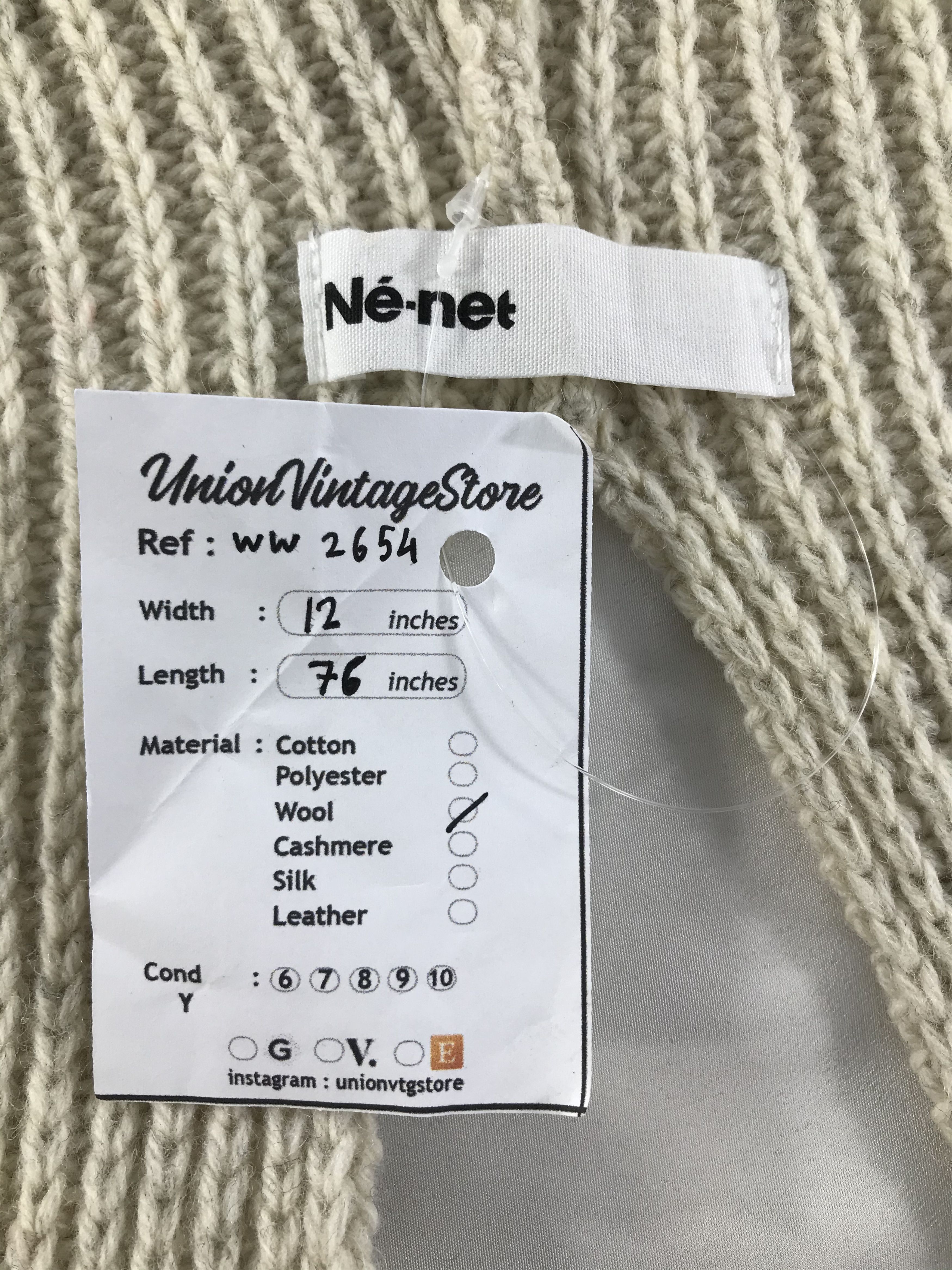Issey Miyake × Ne-Net Issey Miyake Ne-Net Scarf / Muffler / Neckwear Size ONE SIZE - 6 Thumbnail
