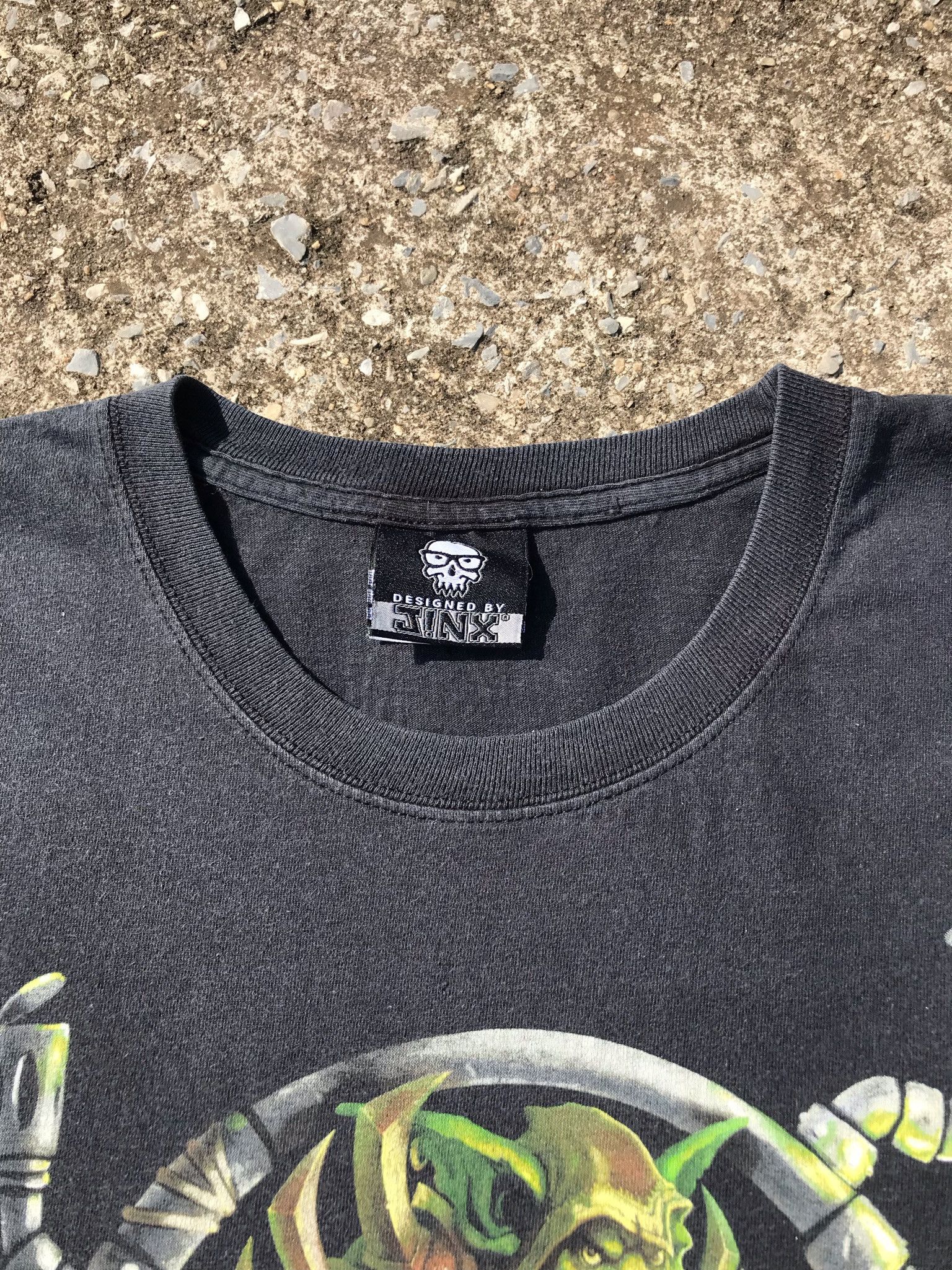 Band Tees × Playstation Vintage 00s Goblin Warcraf Blizzard Game Promo T Shirt Size US XL / EU 56 / 4 - 5 Thumbnail