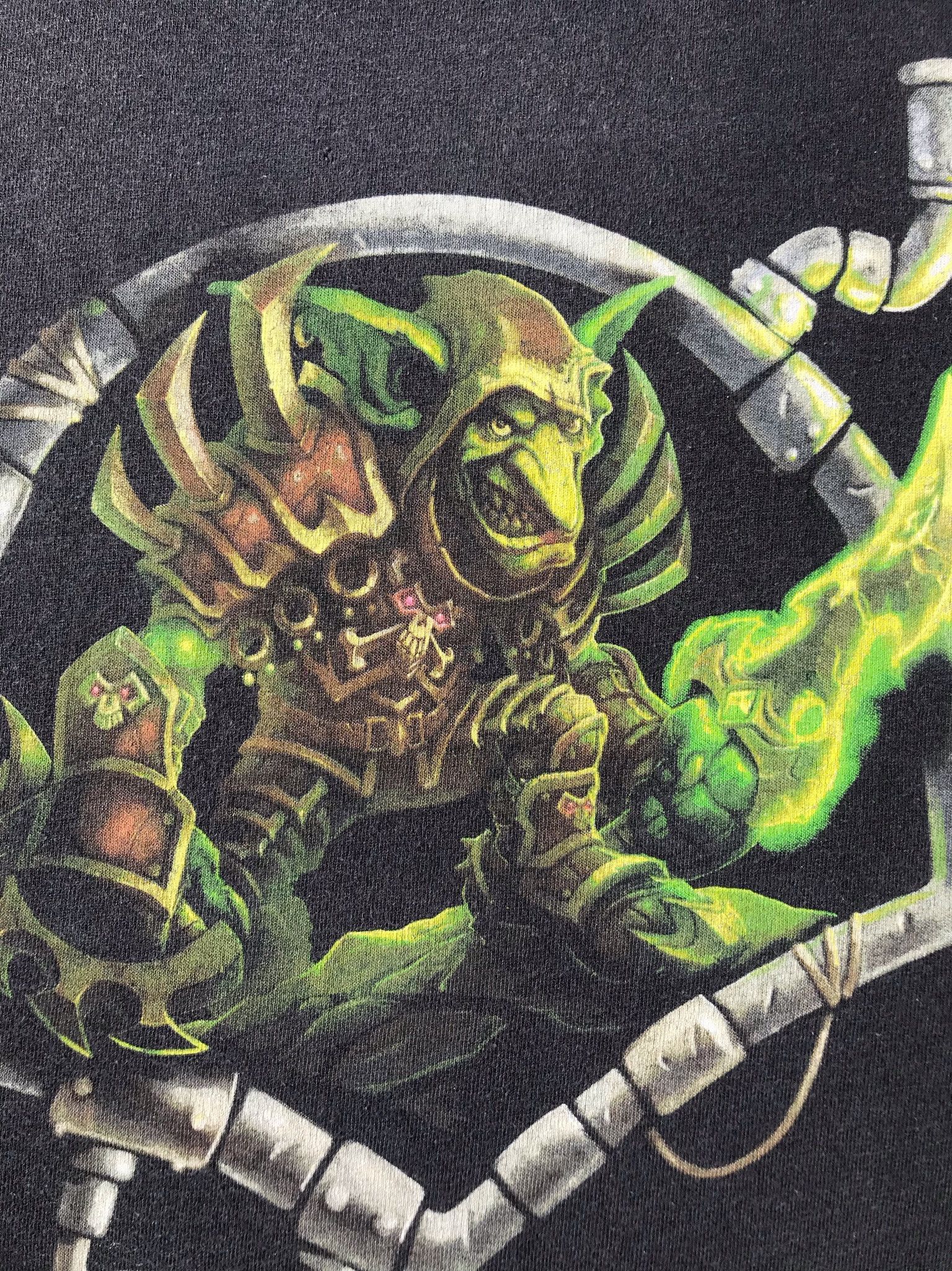 Band Tees × Playstation Vintage 00s Goblin Warcraf Blizzard Game Promo T Shirt Size US XL / EU 56 / 4 - 3 Thumbnail