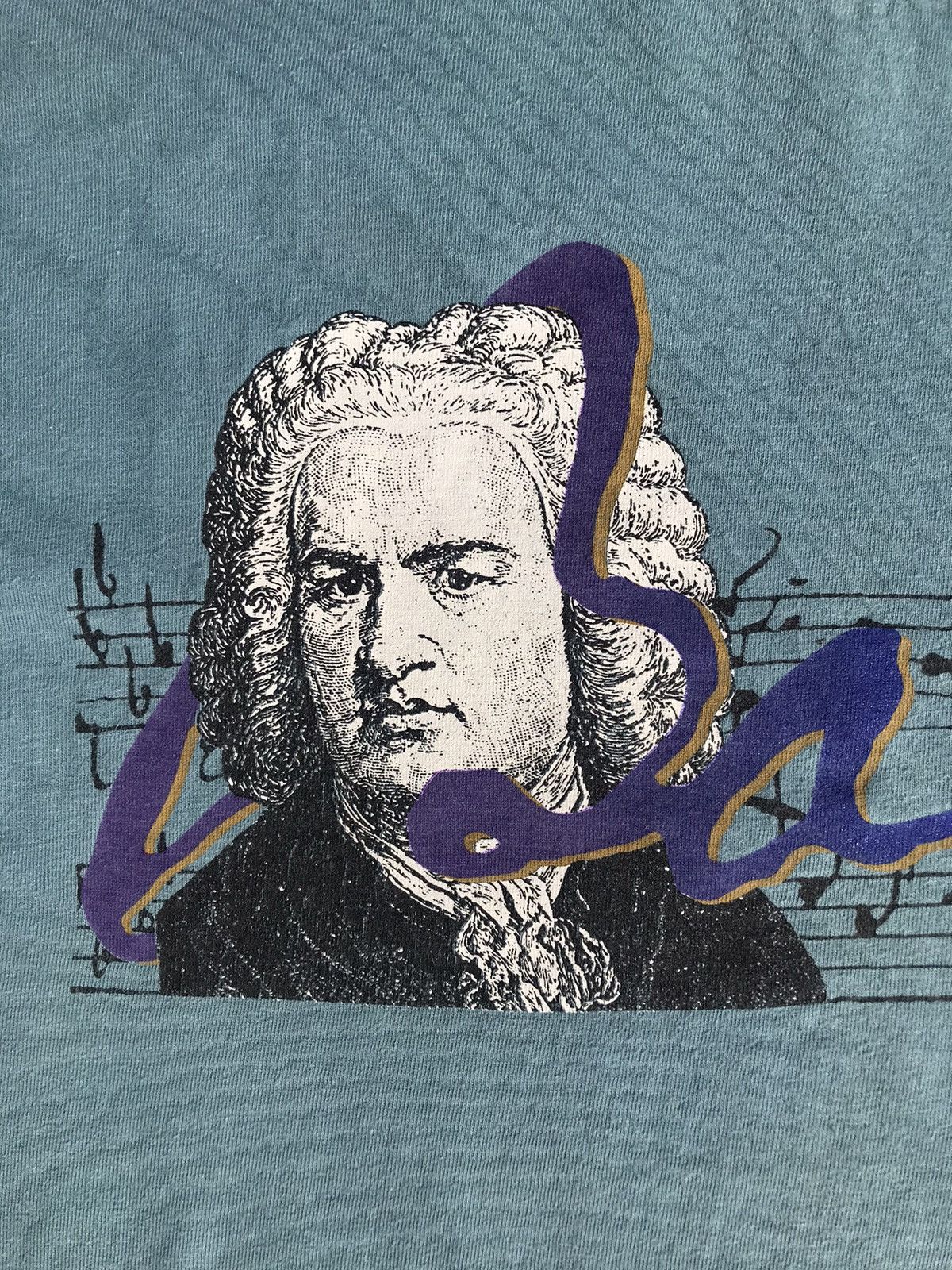 Band Tees × Vintage Vintage 90s Beethoven 1997 T Shirt rare Size US L / EU 52-54 / 3 - 3 Thumbnail
