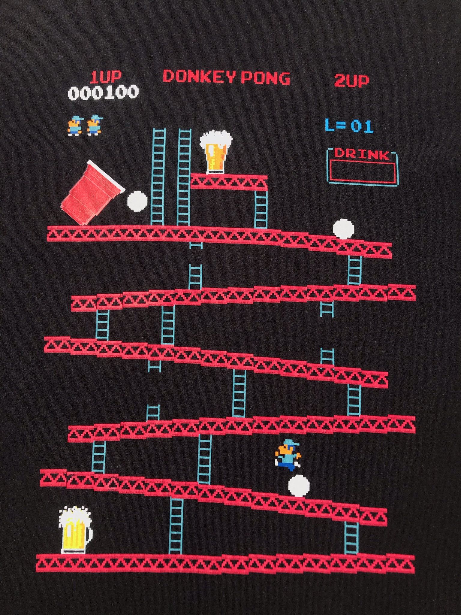 Band Tees × The Game Donkey Kong T Shirt Size US L / EU 52-54 / 3 - 2 Thumbnail