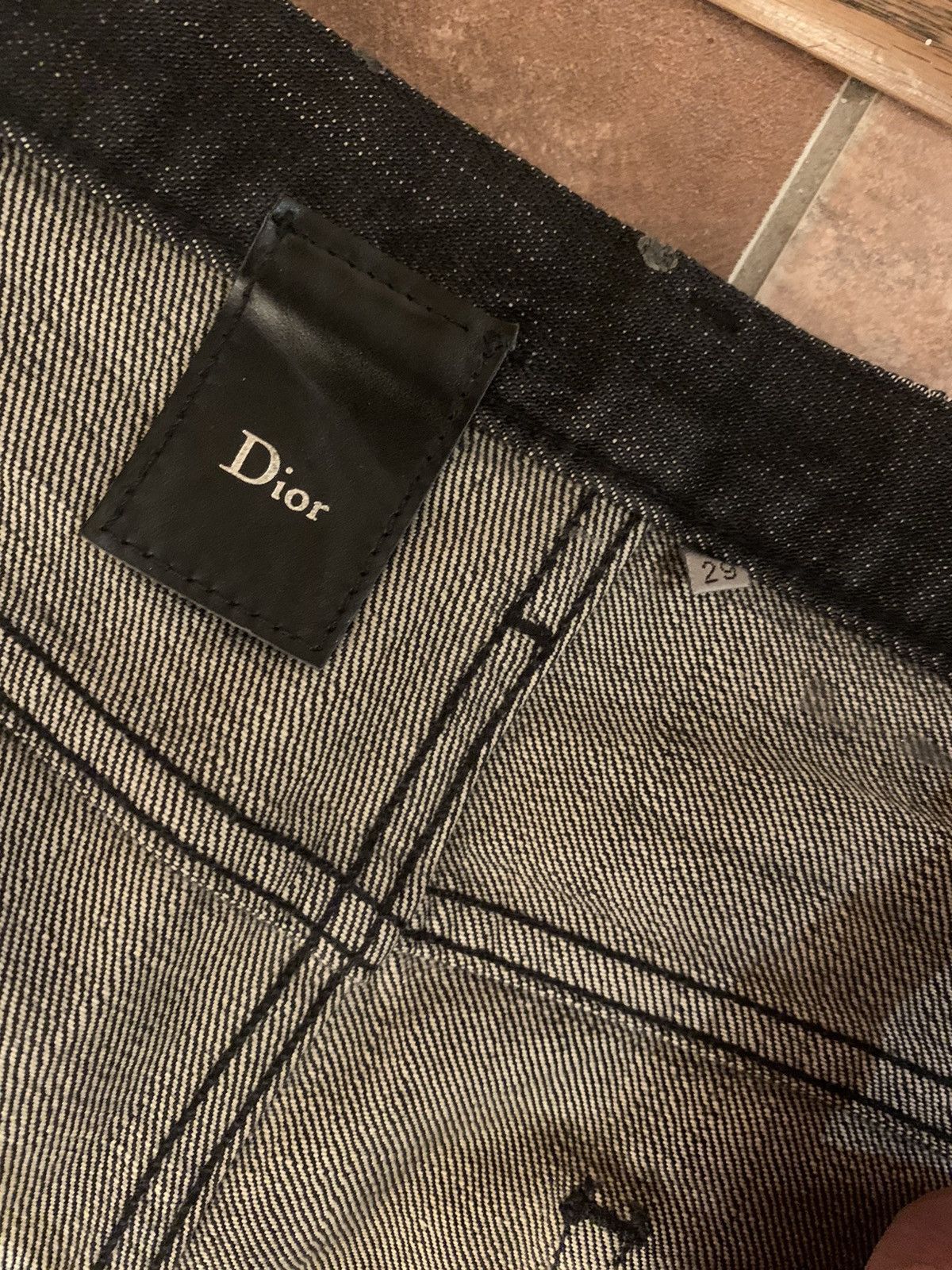 Dior × Hedi Slimane AW03 ‘Luster’ Heavily Waxed Reissued Denim Size US 29 - 11 Thumbnail