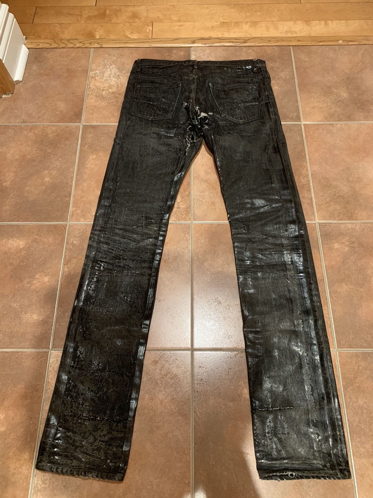 Dior × Hedi Slimane AW03 ‘Luster’ Heavily Waxed Reissued Denim Size US 29 - 5 Thumbnail