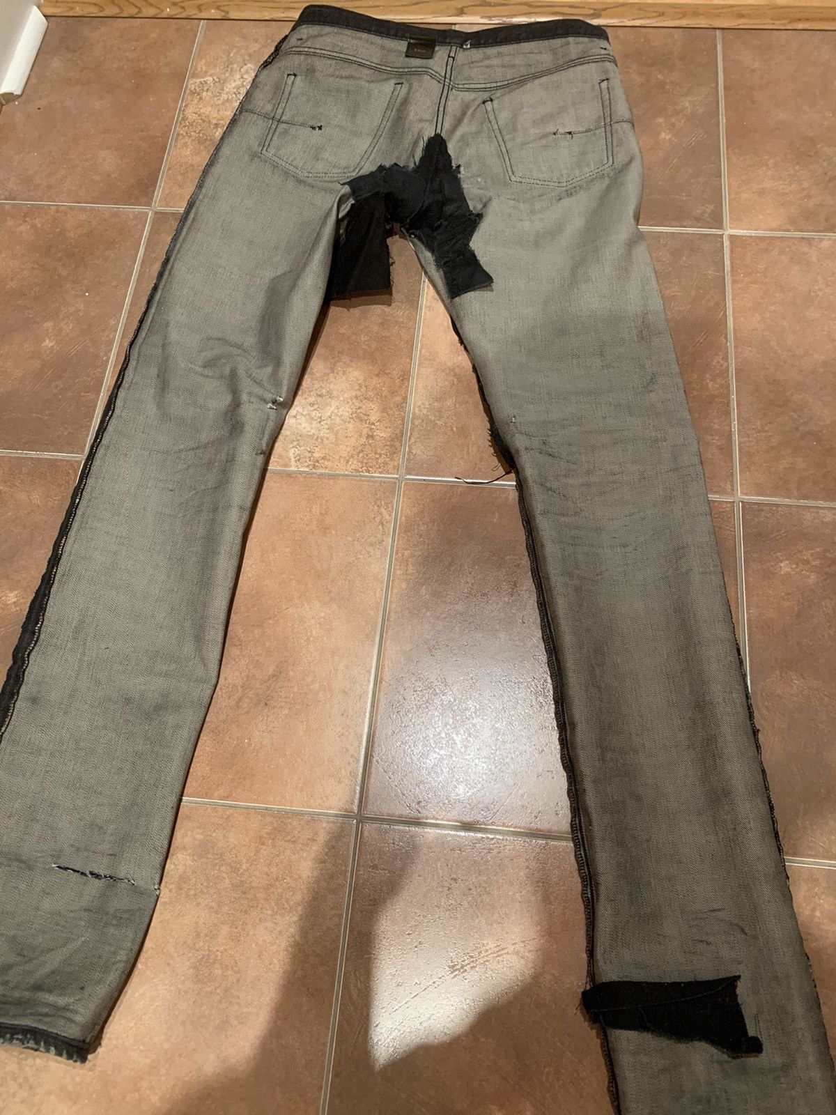 Dior × Hedi Slimane AW03 ‘Luster’ Heavily Waxed Reissued Denim Size US 29 - 9 Thumbnail