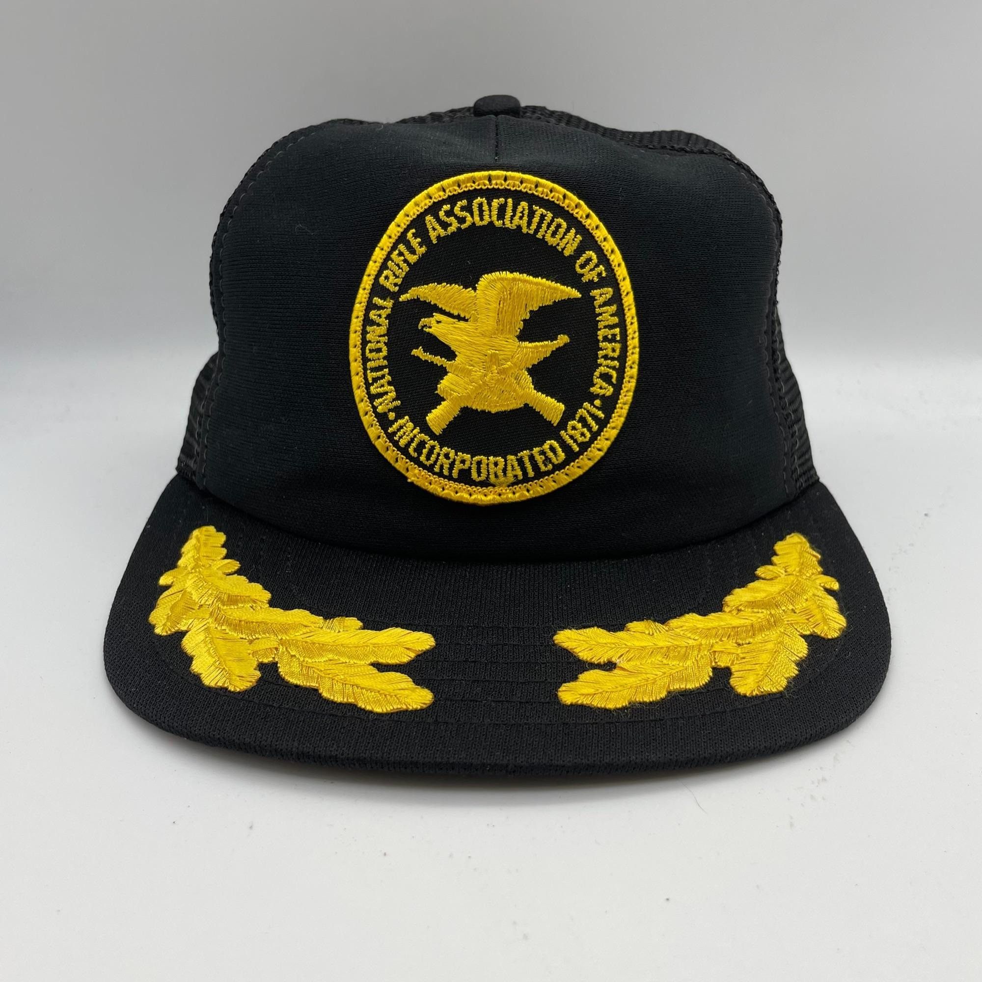 Vintage Vintage NRA Trucker Hat Size ONE SIZE - 1 Thumbnail