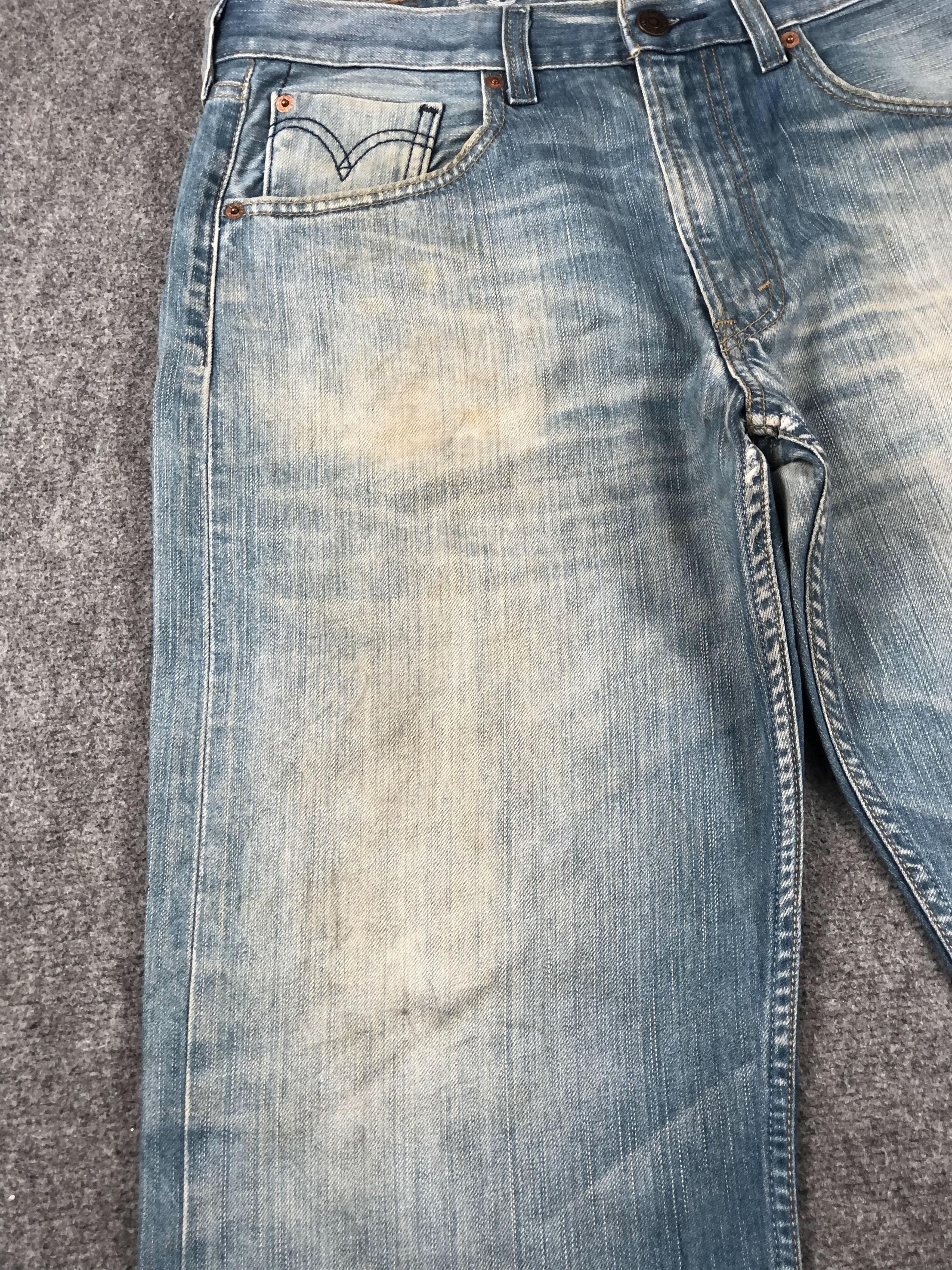 Levi's Vintage Levis 512 Faded Blue Jeans DP2267 Size US 33 - 9 Thumbnail
