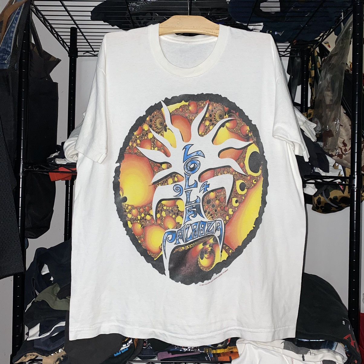 コ*イ様 Lollapalooza 1994 Tシャツ 90s ロック ロラパル ビンテージ90's○LOLLAPALOOZA 1994年フェスTシャツ白size XL○201