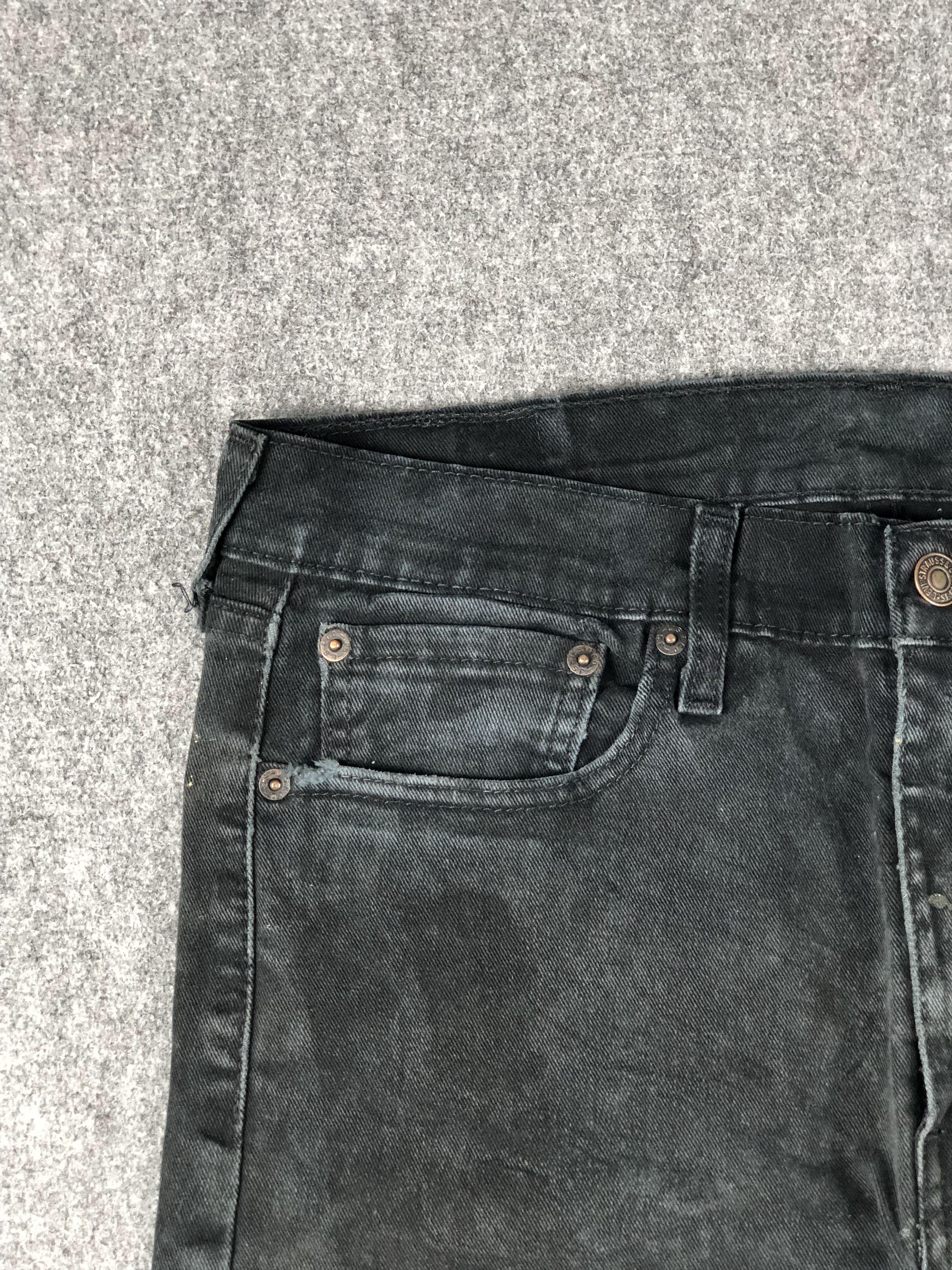Levi's Vintage Levis 510 Faded Black Jeans DP2268 Size US 33 - 11 Thumbnail