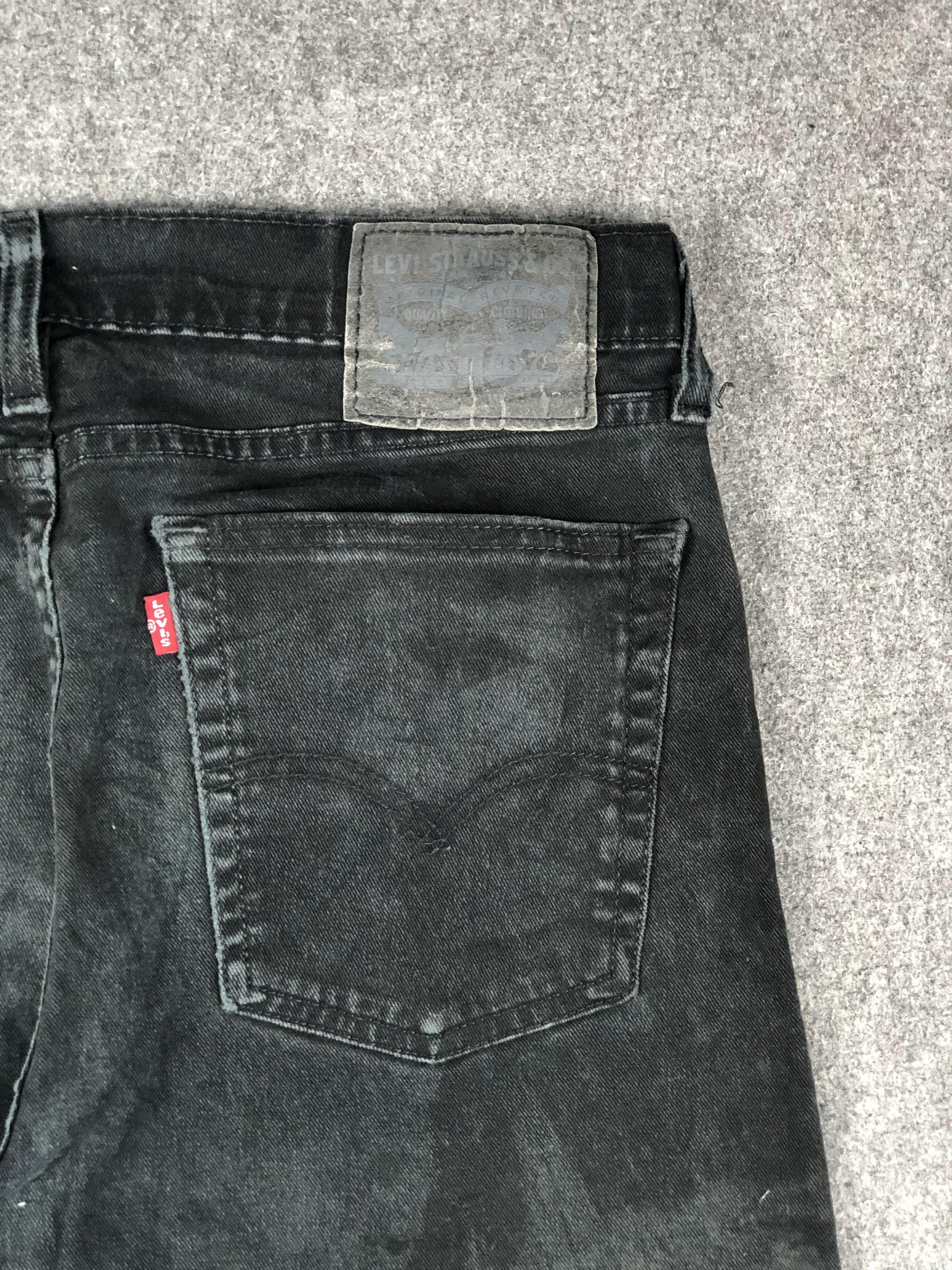 Levi's Vintage Levis 510 Faded Black Jeans DP2268 Size US 33 - 18 Thumbnail