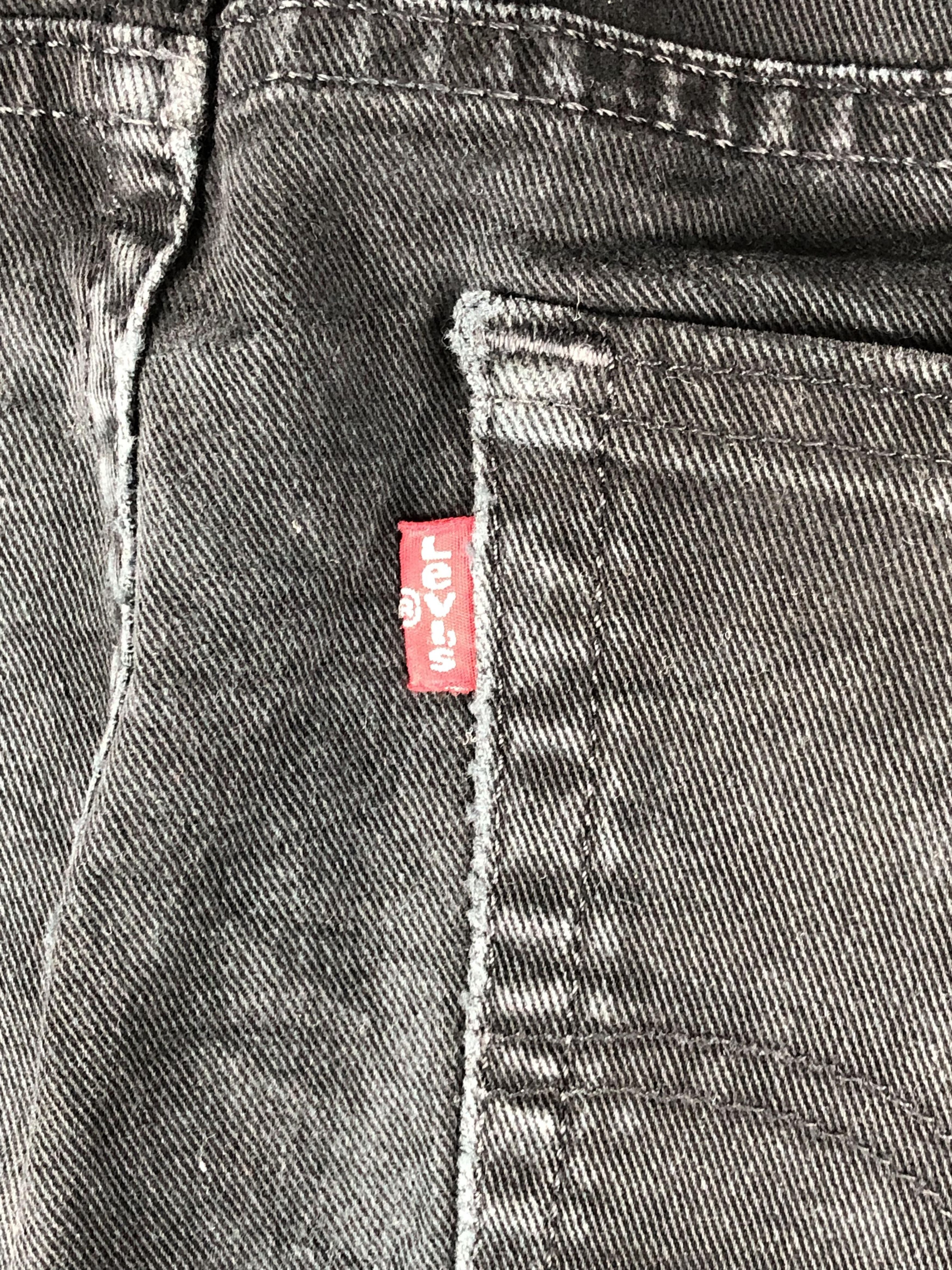 Levi's Vintage Levis 510 Faded Black Jeans DP2268 Size US 33 - 9 Thumbnail