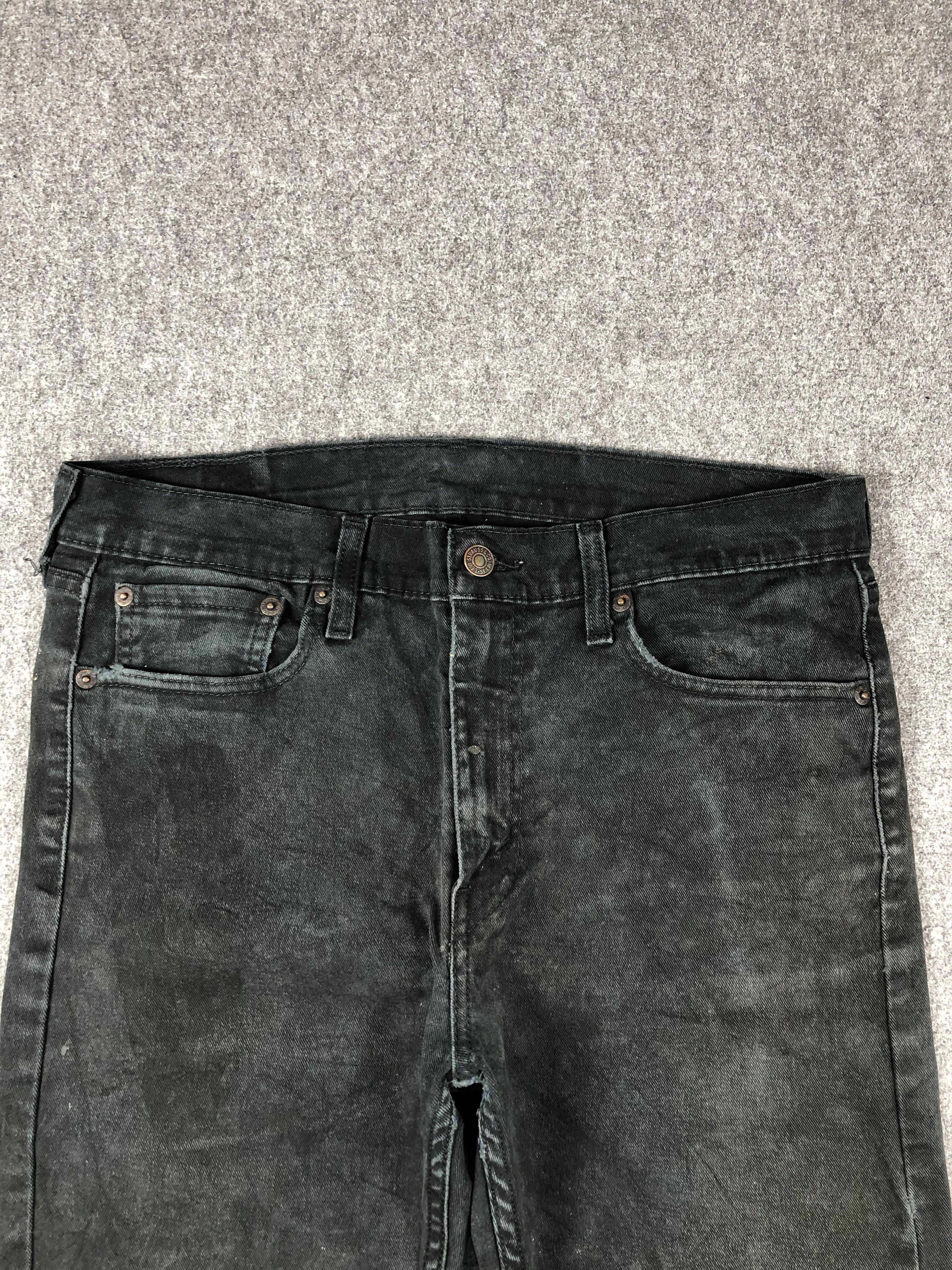 Levi's Vintage Levis 510 Faded Black Jeans DP2268 Size US 33 - 2 Thumbnail