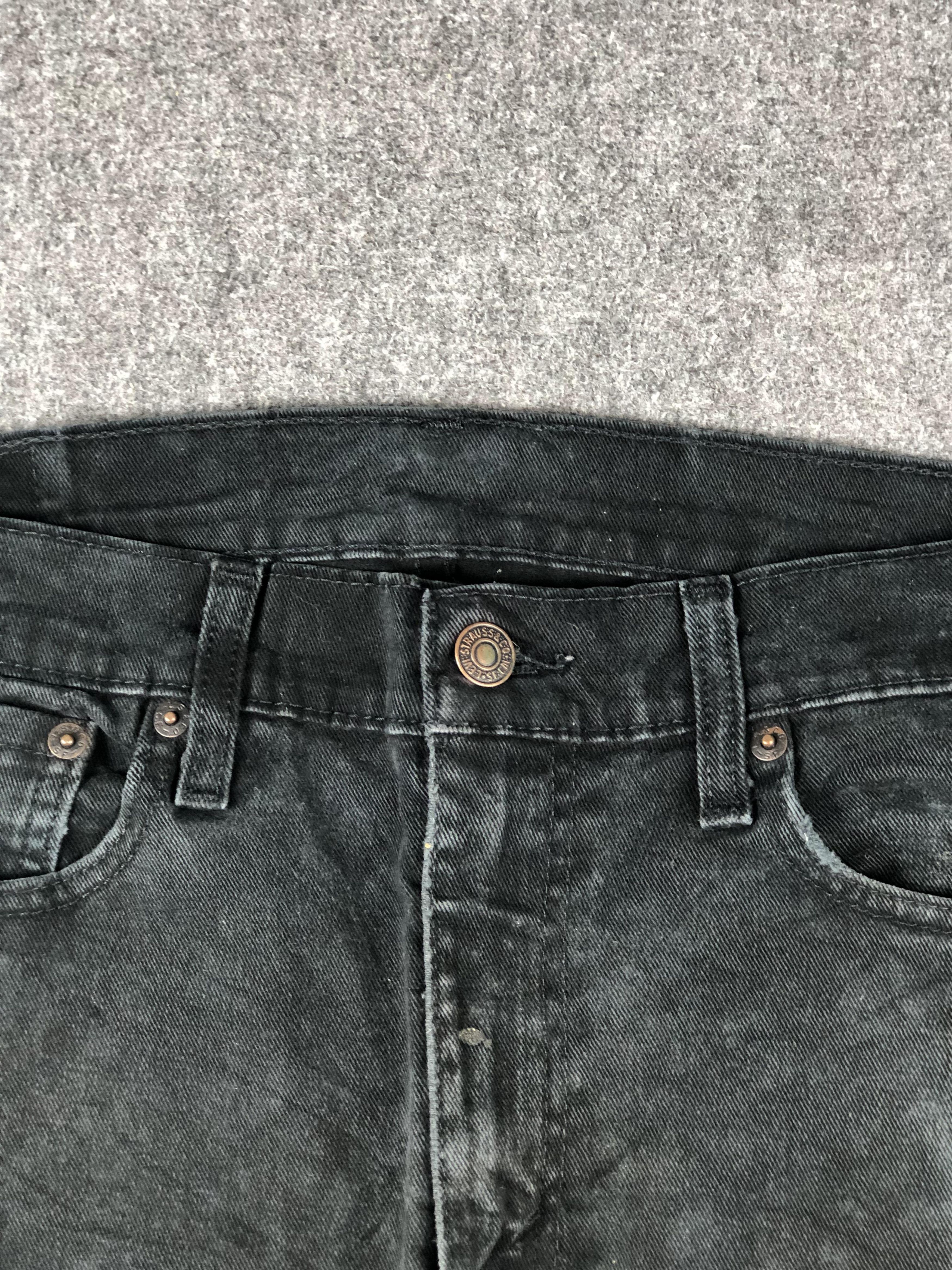 Levi's Vintage Levis 510 Faded Black Jeans DP2268 Size US 33 - 10 Thumbnail