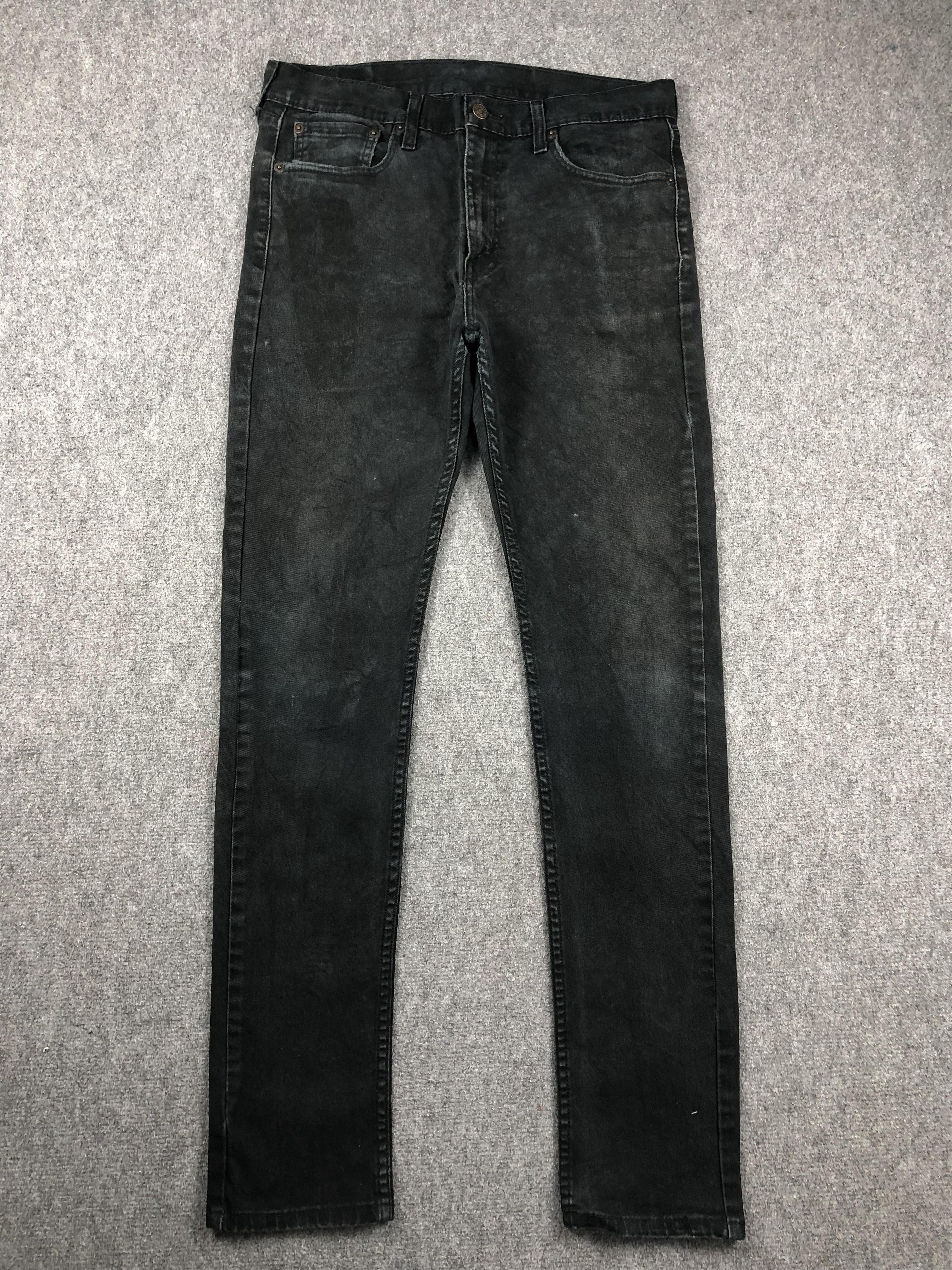 Levi's Vintage Levis 510 Faded Black Jeans DP2268 Size US 33 - 1 Thumbnail
