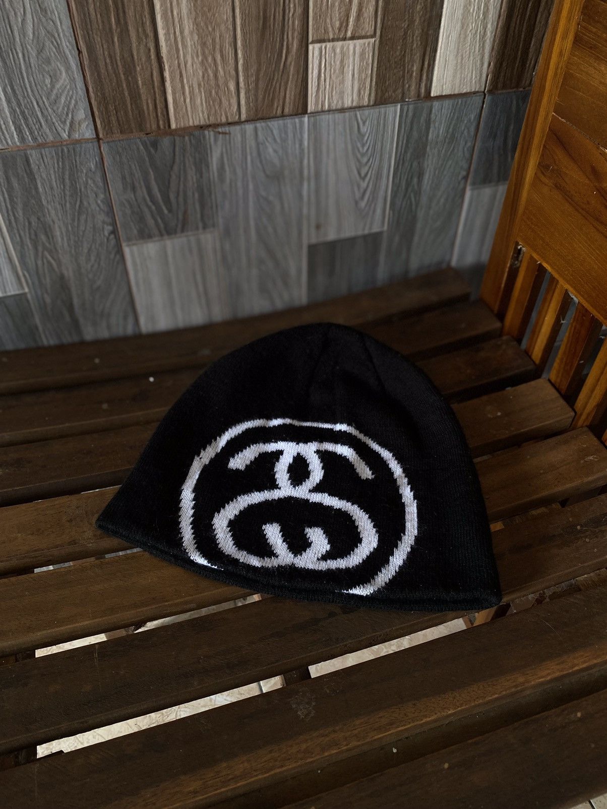 Stussy × Vintage Vintage 00’s Stussy SS Logo Beanie Size ONE SIZE - 1 Thumbnail