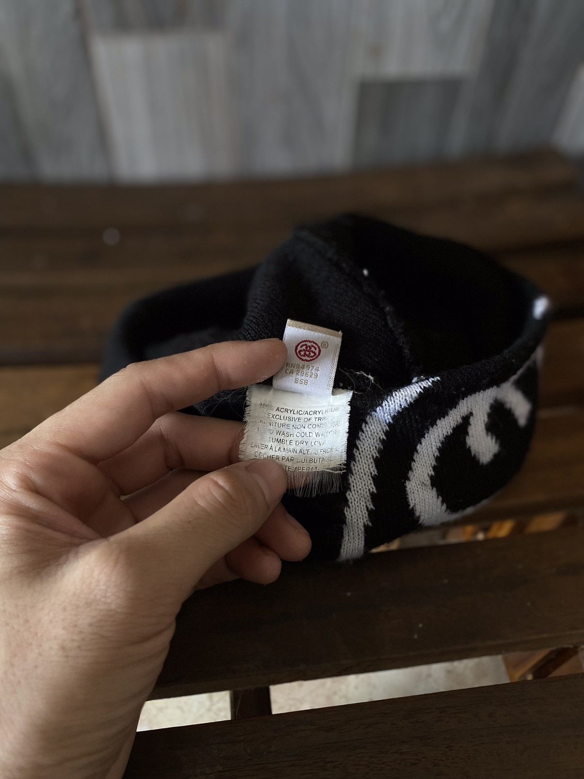 Stussy × Vintage Vintage 00’s Stussy SS Logo Beanie Size ONE SIZE - 2 Thumbnail