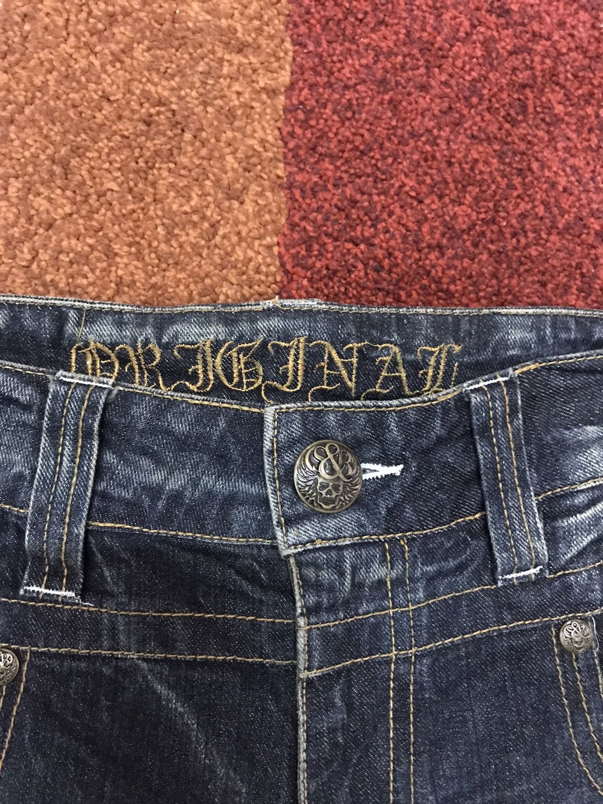 Other FLARE🔥Skull Very Rare Distressed Painter Flare Jeans Size US 32 / EU 48 - 15 Thumbnail