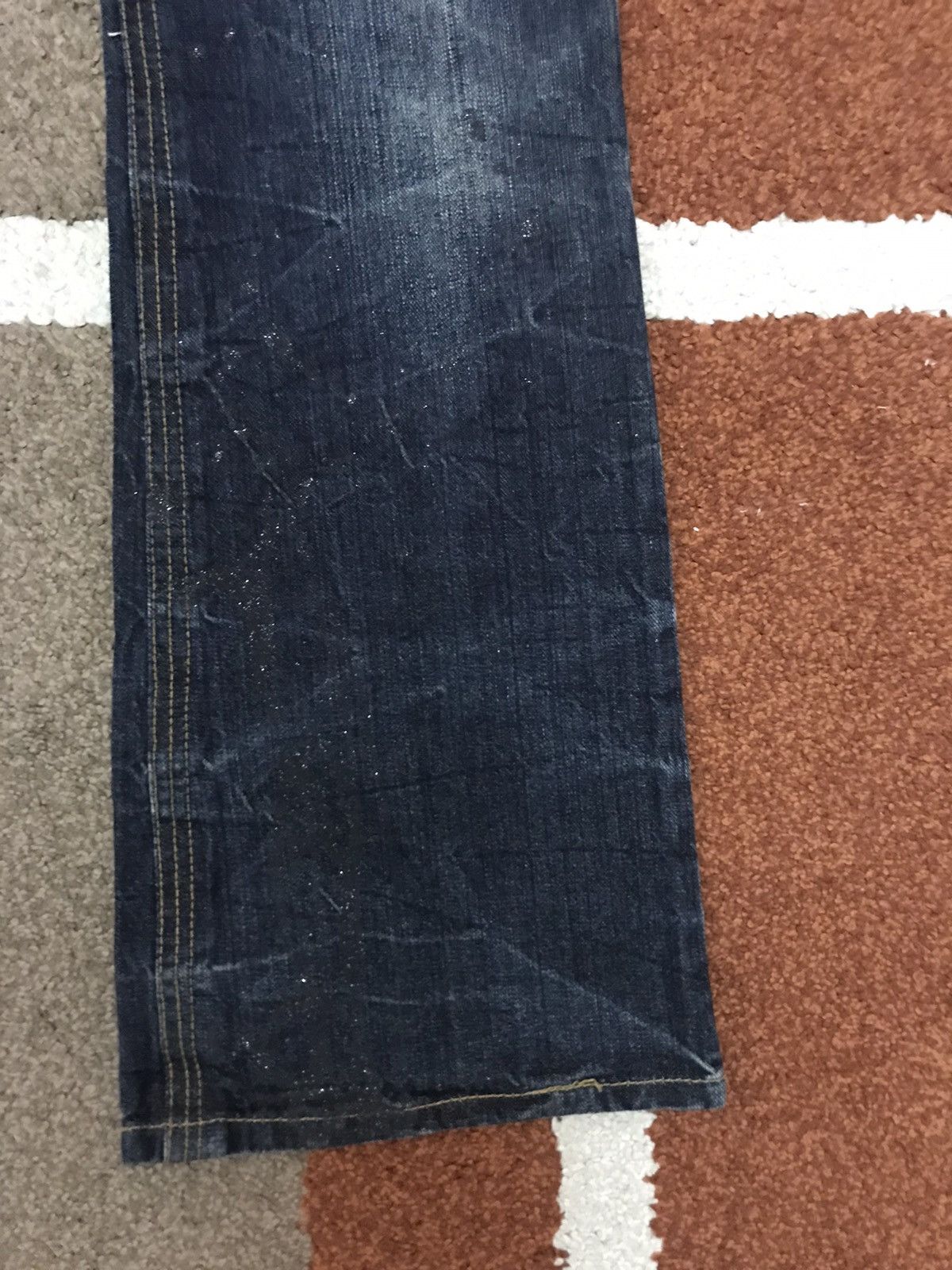 Other FLARE🔥Skull Very Rare Distressed Painter Flare Jeans Size US 32 / EU 48 - 12 Thumbnail