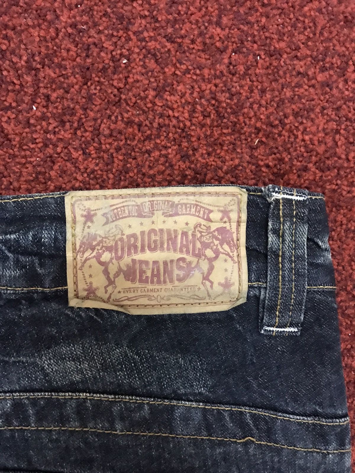 Other FLARE🔥Skull Very Rare Distressed Painter Flare Jeans Size US 32 / EU 48 - 23 Thumbnail