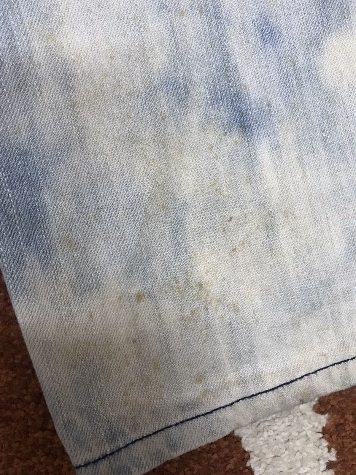 Japanese Brand more core division Japan Punk Acid Wash Distressed Jeans Size US 31 - 16 Thumbnail