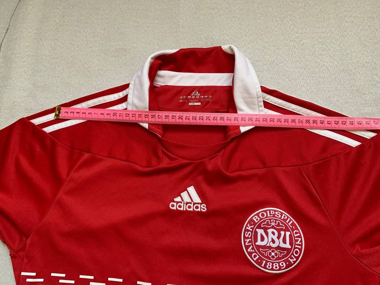 Adidas Adidas DBU 2010 Dansk Soccer Jersey Size US S / EU 44-46 / 1 - 13 Thumbnail