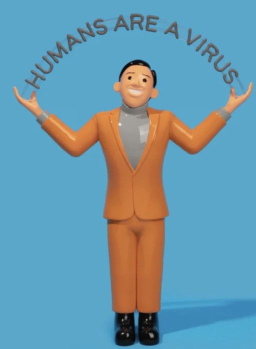 Joan Cornella Humars Are A Virus Figure