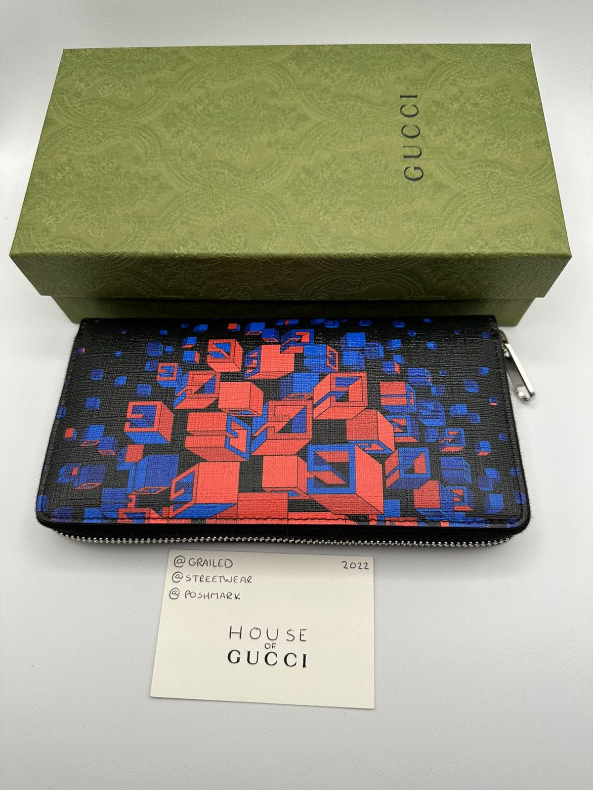 Gucci Gucci GG Cube Long Wallet Size ONE SIZE - 5 Thumbnail