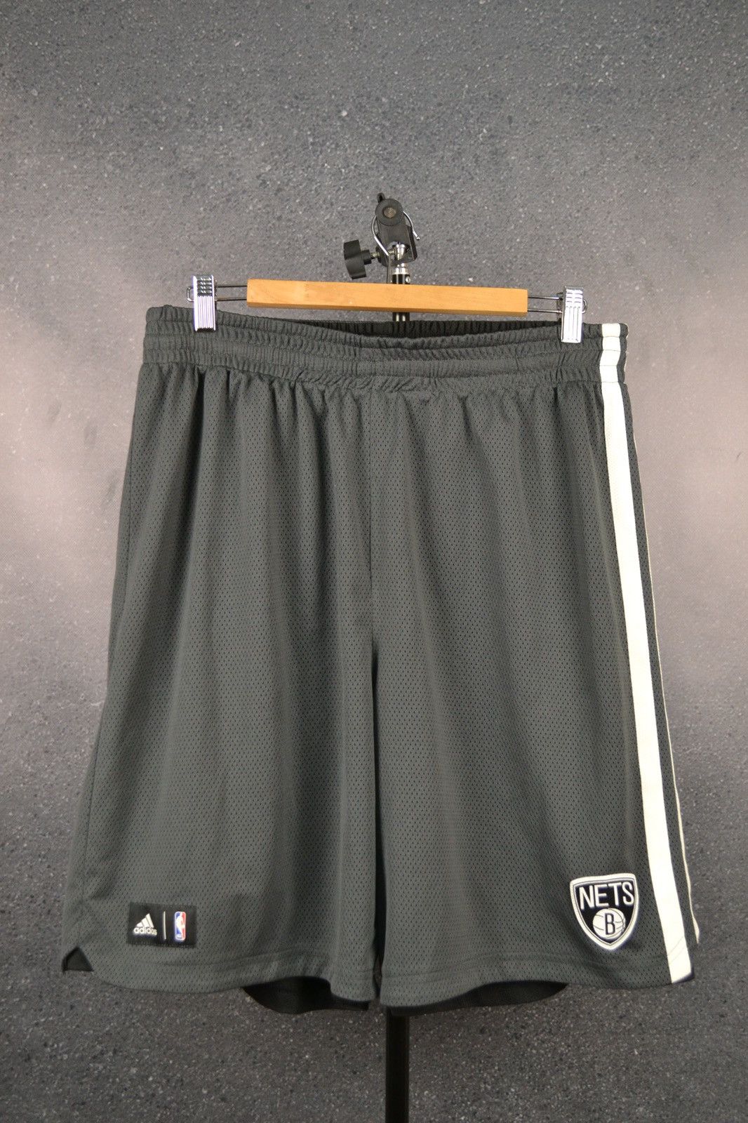 NBA Brooklyn Nets NBA adidas shorts basketball Size US 36 / EU 52 - 1 Thumbnail