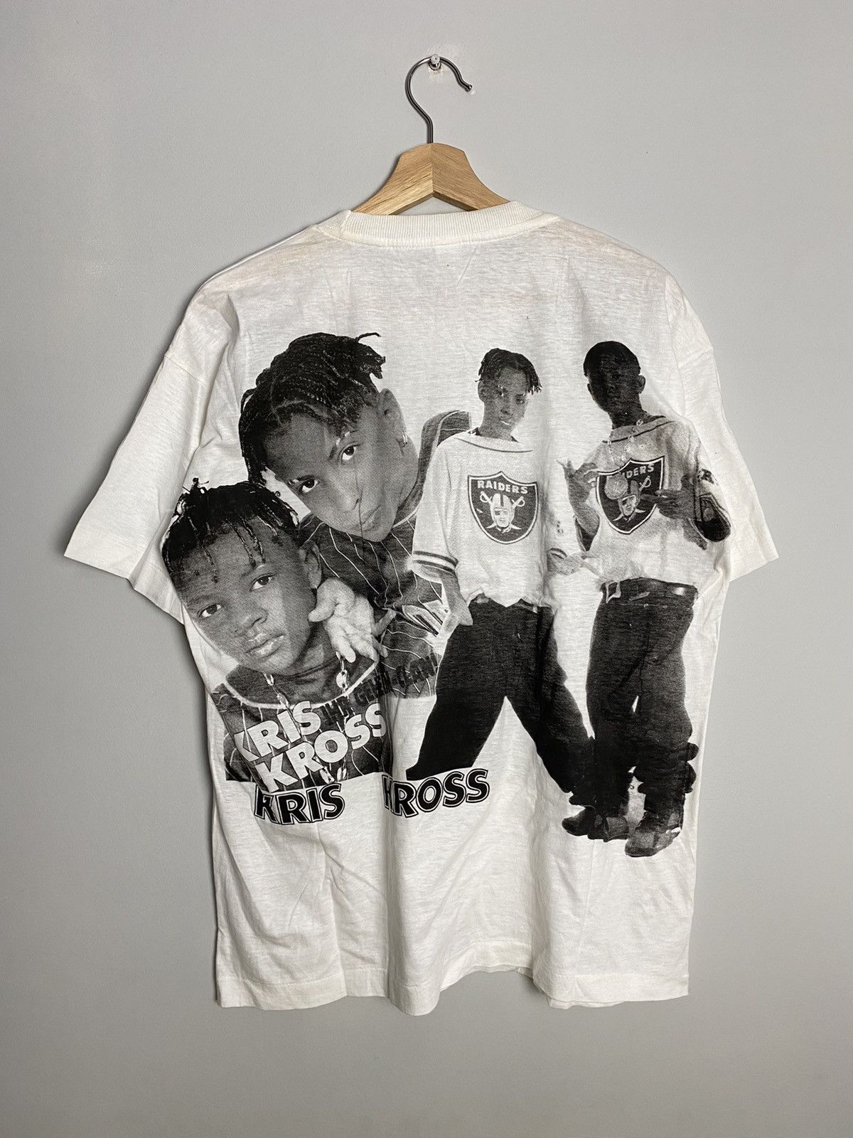 Band Tees Rare Vintage 90s Kriss Kross Rap Hip Hop Band T shirt Size US L / EU 52-54 / 3 - 2 Thumbnail