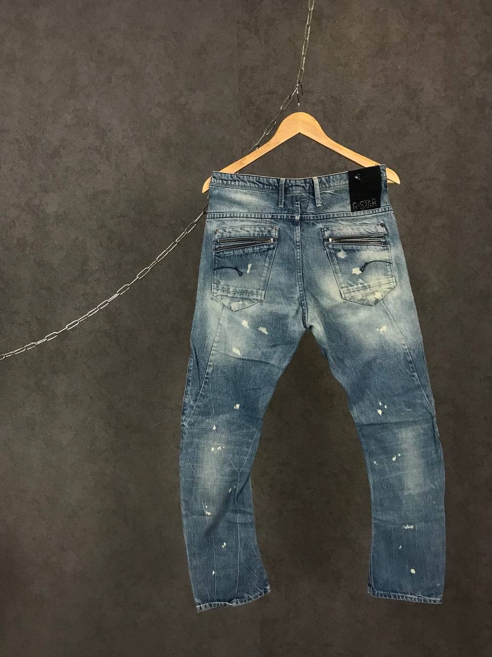 G-Star G Star Raw distressed denim jeans Size US 30 / EU 46 - 8 Thumbnail