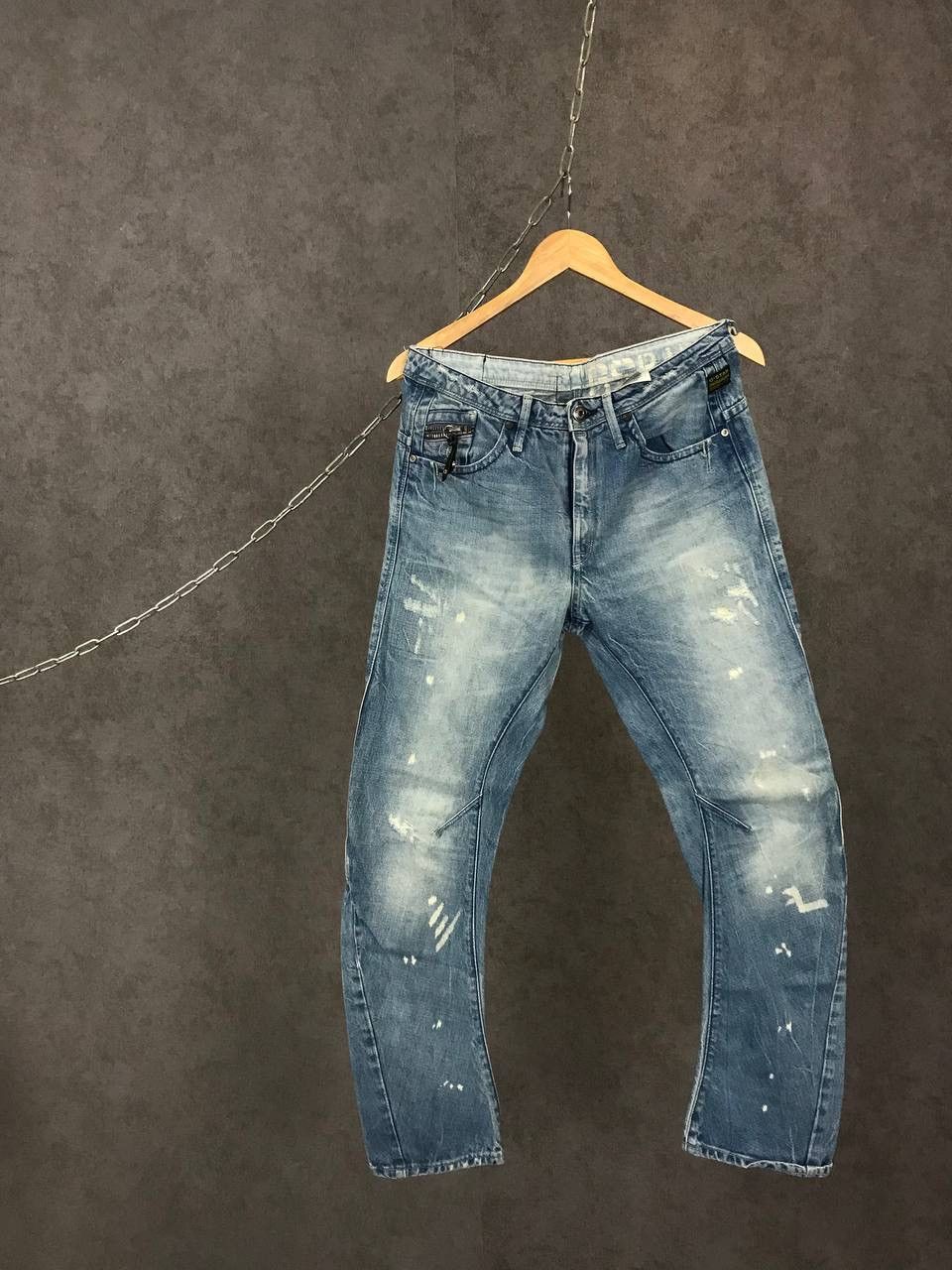 G-Star G Star Raw distressed denim jeans Size US 30 / EU 46 - 1 Thumbnail