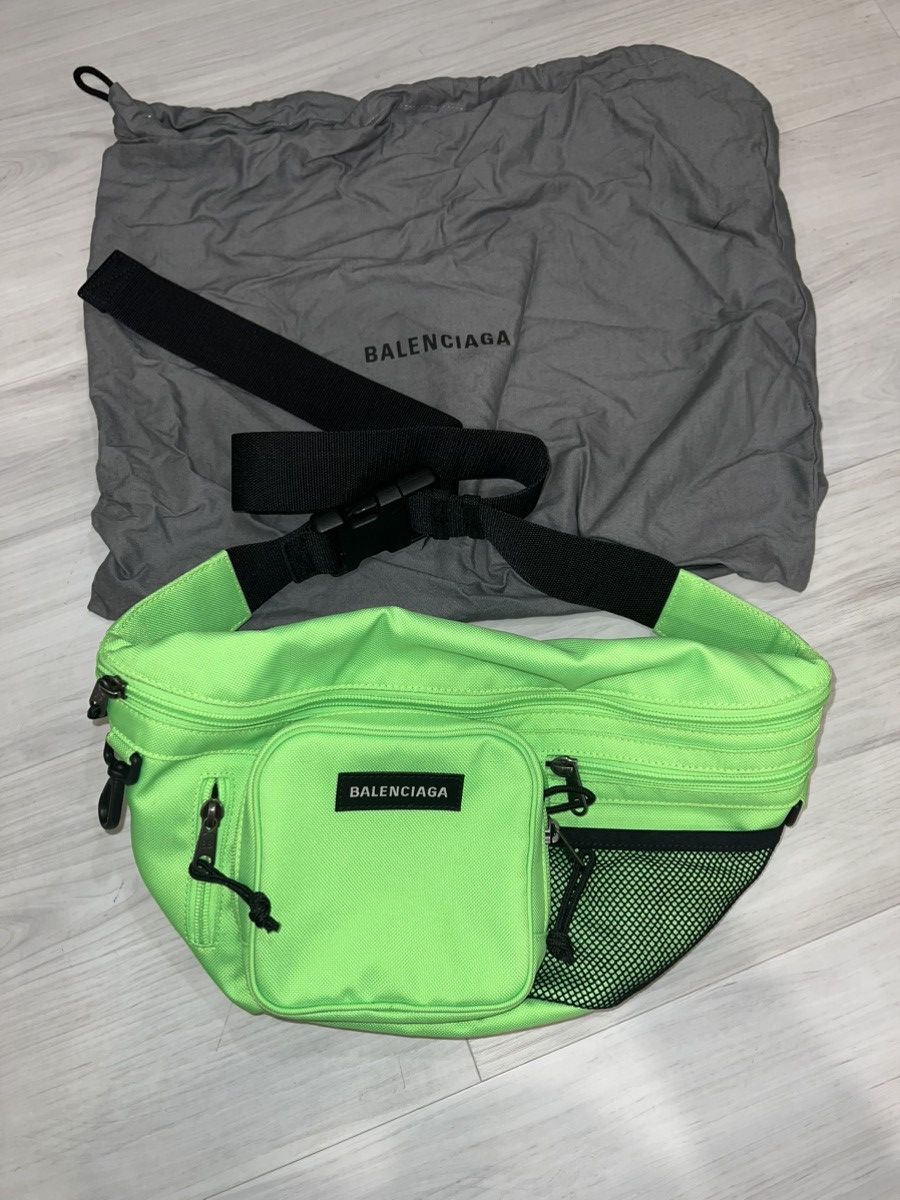 Balenciaga MULTIZIP Belt bag Green