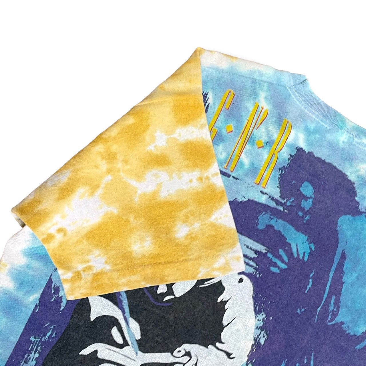 Band Tees Vintage Guns N Roses Use Your Illusion Tie Dye Tour t shirt Size US XL / EU 56 / 4 - 4 Thumbnail