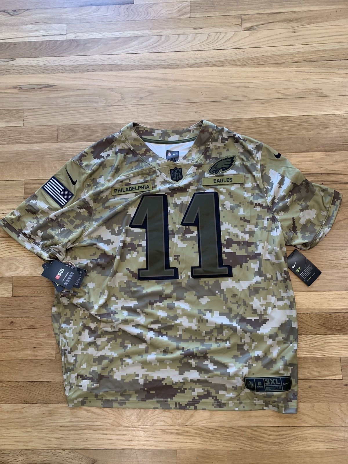 CARSON WENTZ Nike Salute to Service Jersey Mens 2XL Philadelphia