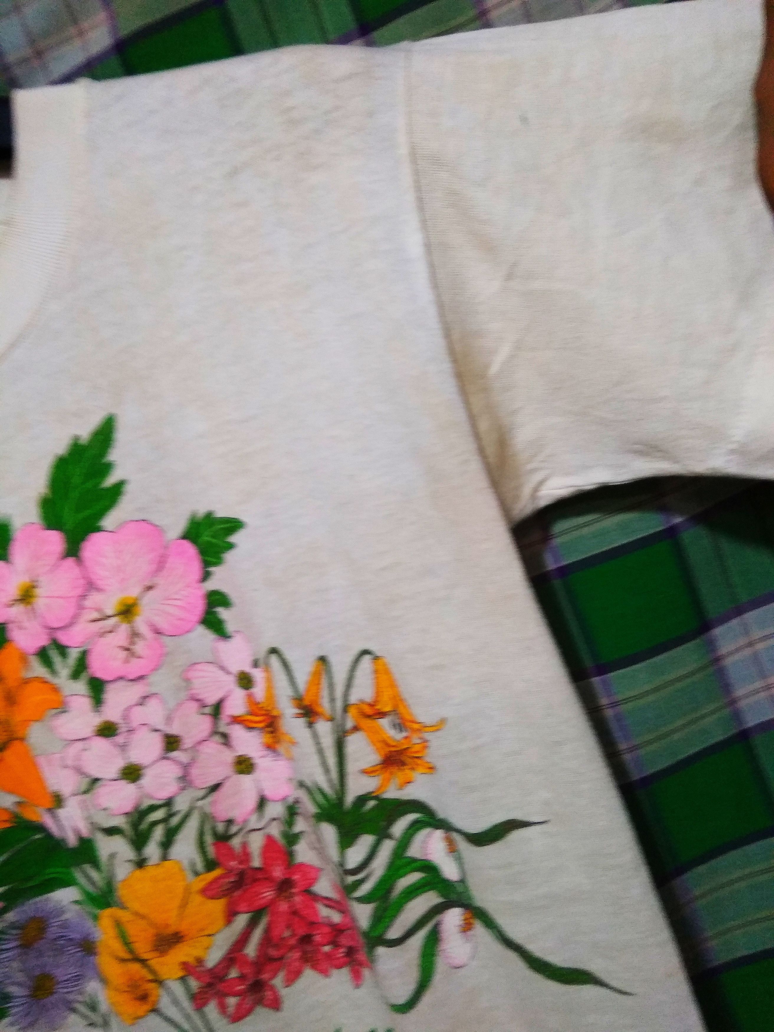 Vintage Vintage 80s Floral art The Butchart Gardens rare Size US S / EU 44-46 / 1 - 3 Thumbnail