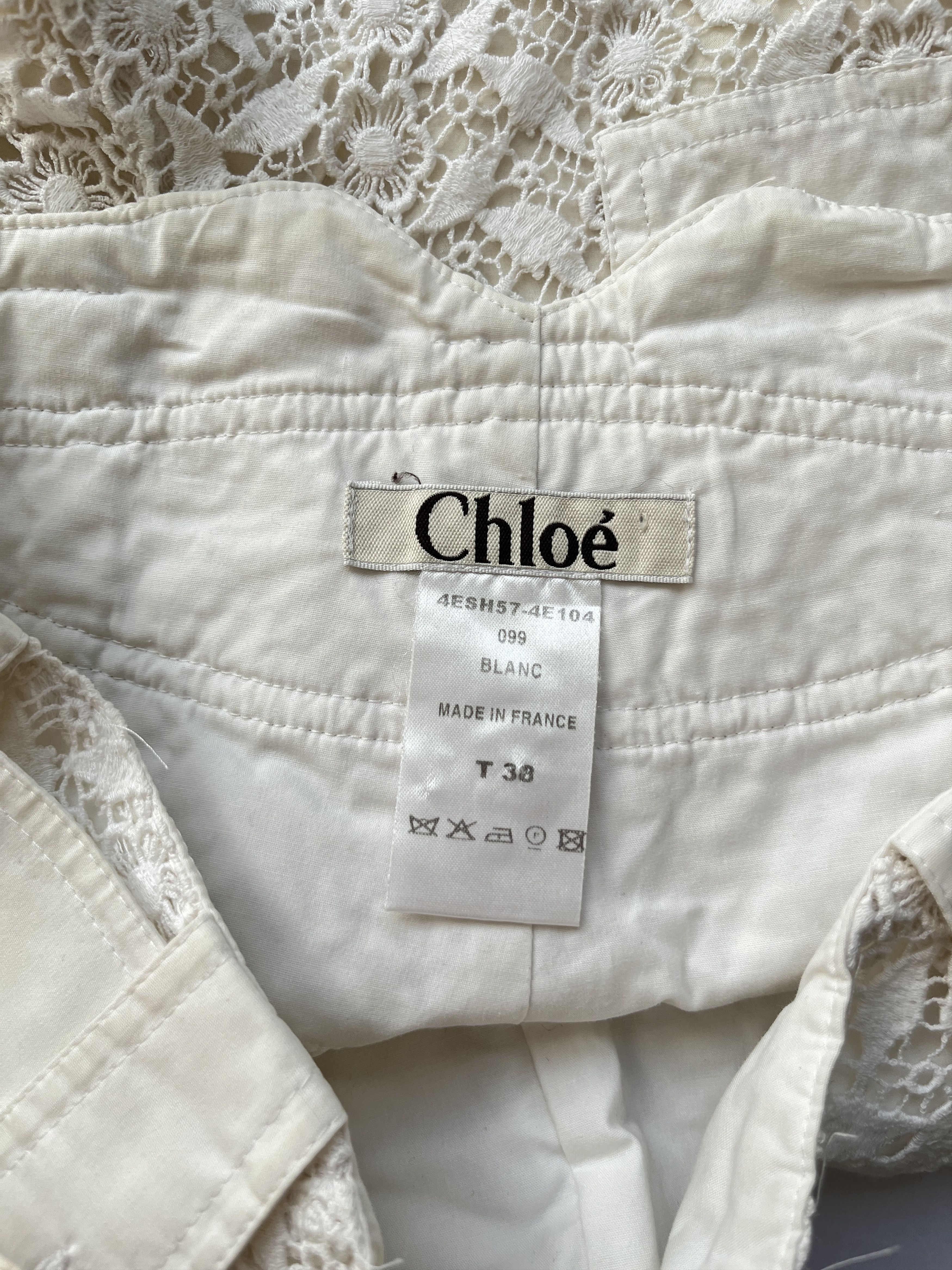 Chloe ⚡️QUICK SALE⚡️2004 Chloe Phoebe Philo Runway Lace Shorts Size 28" / US 6 / IT 42 - 4 Thumbnail
