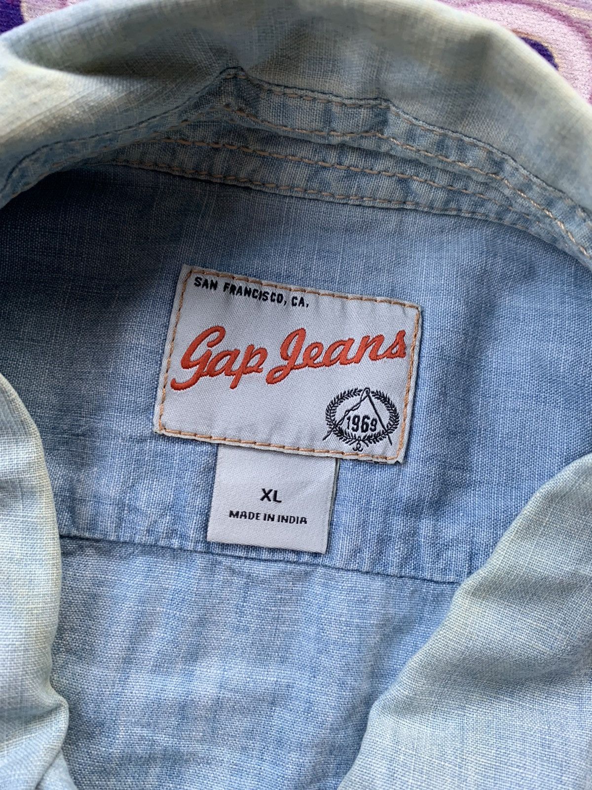 Gap Gap Denim Shirt Size US XL / EU 56 / 4 - 2 Thumbnail
