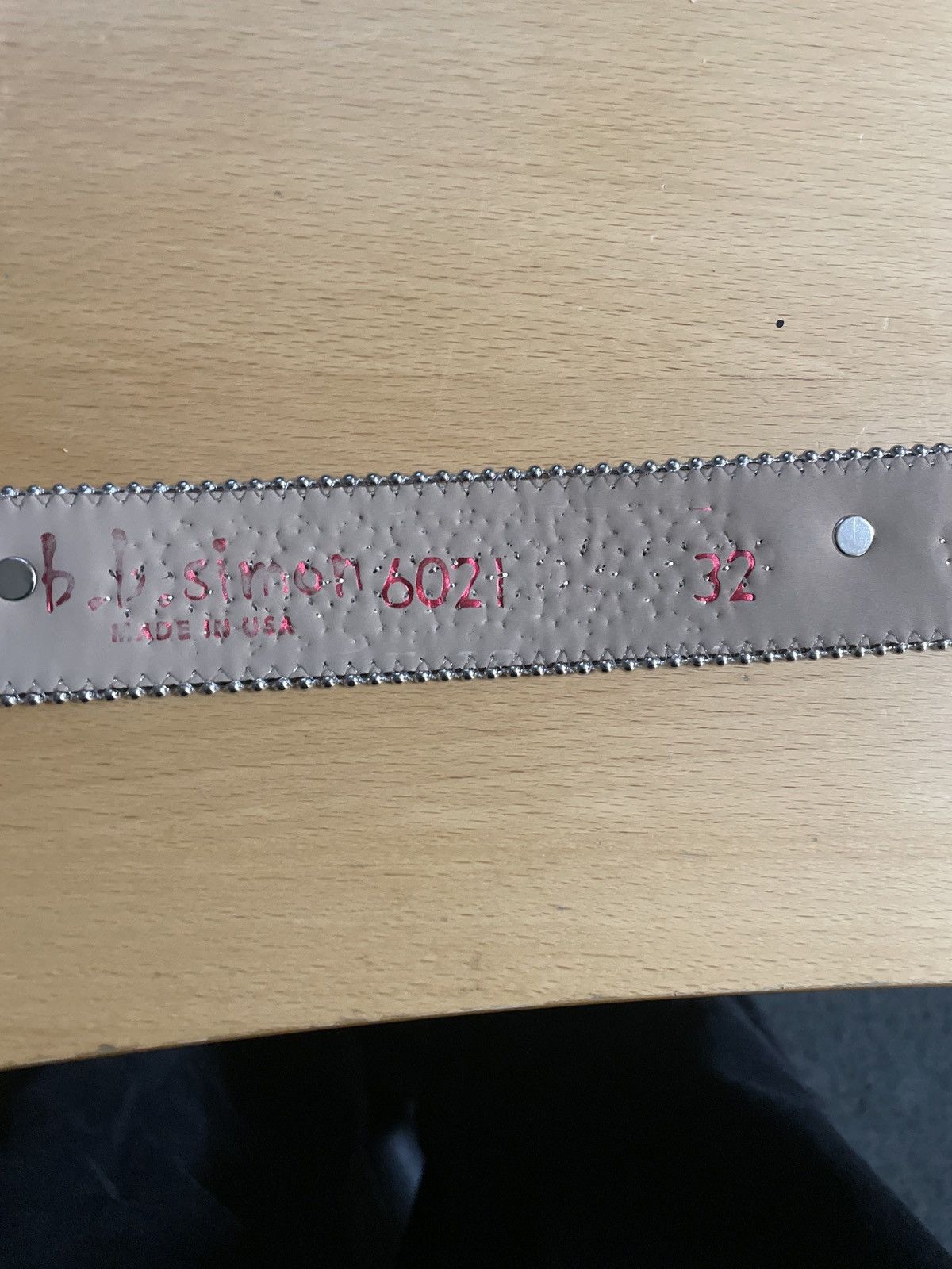 B.B. Simon B.B Simon Optimist belt Size 32 - 3 Thumbnail