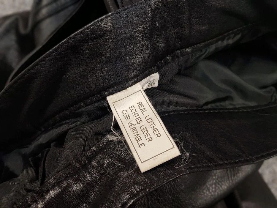 If Six Was Nine Vintage Leather Pants junya watanabe Hysteric Glamour style Size US 29 - 9 Thumbnail