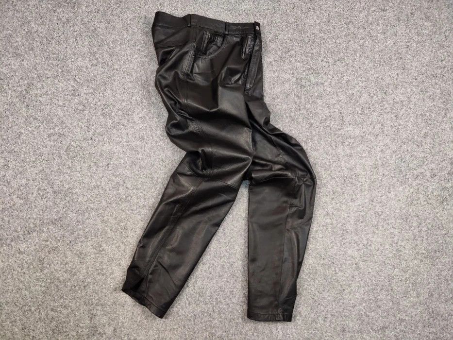 If Six Was Nine Vintage Leather Pants junya watanabe Hysteric Glamour style Size US 29 - 7 Thumbnail