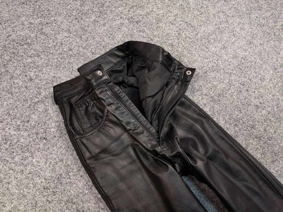 If Six Was Nine Vintage Leather Pants junya watanabe Hysteric Glamour style Size US 29 - 8 Thumbnail