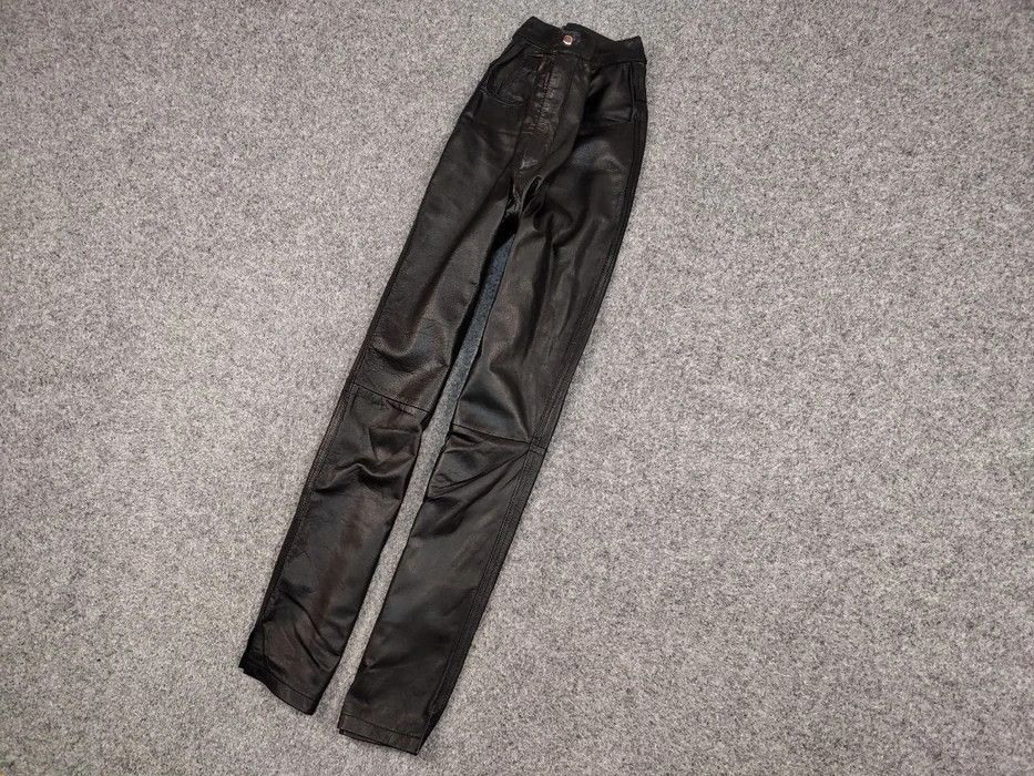 If Six Was Nine Vintage Leather Pants junya watanabe Hysteric Glamour style Size US 29 - 2 Thumbnail